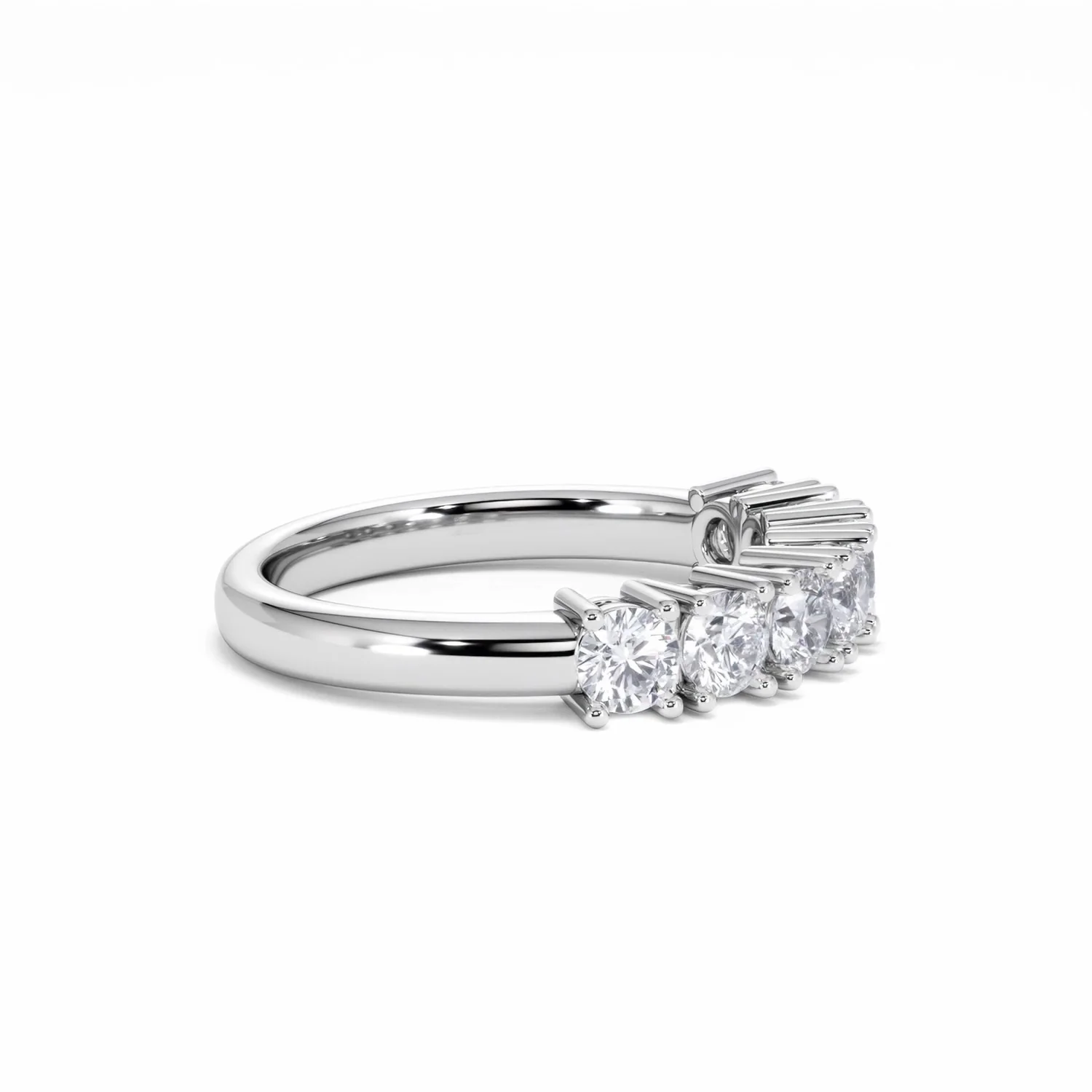 Chloe 7 Stone Lab Diamond Eternity Ring 1.00CT G/VS in 9K White Gold - Image 25