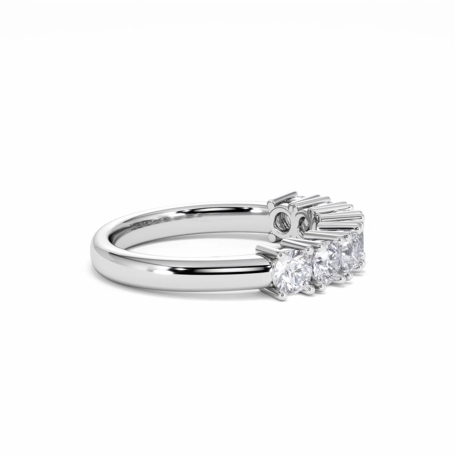 Chloe 7 Stone Lab Diamond Eternity Ring 1.00CT G/VS in 9K White Gold - Image 28