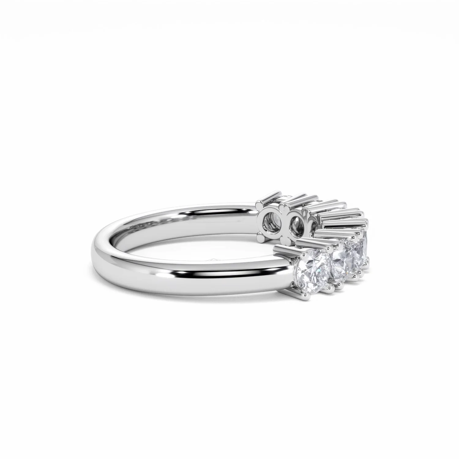 Chloe 7 Stone Lab Diamond Eternity Ring 1.00CT G/VS in 9K White Gold - Image 30