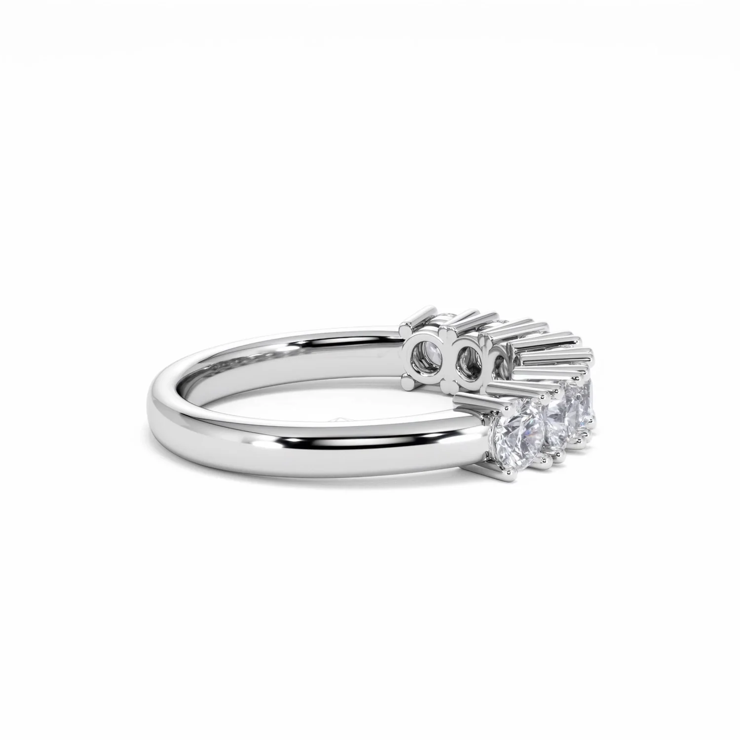 Chloe 7 Stone Lab Diamond Eternity Ring 1.00CT G/VS in 9K White Gold - Image 31