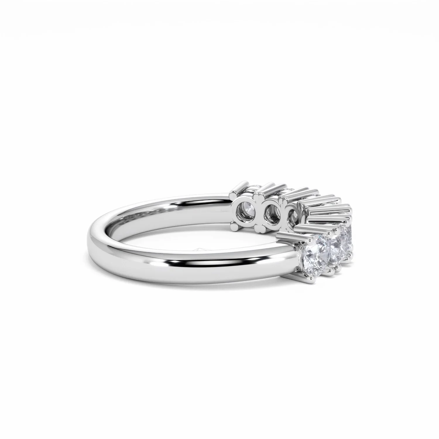 Chloe 7 Stone Lab Diamond Eternity Ring 1.00CT G/VS in 9K White Gold - Image 32