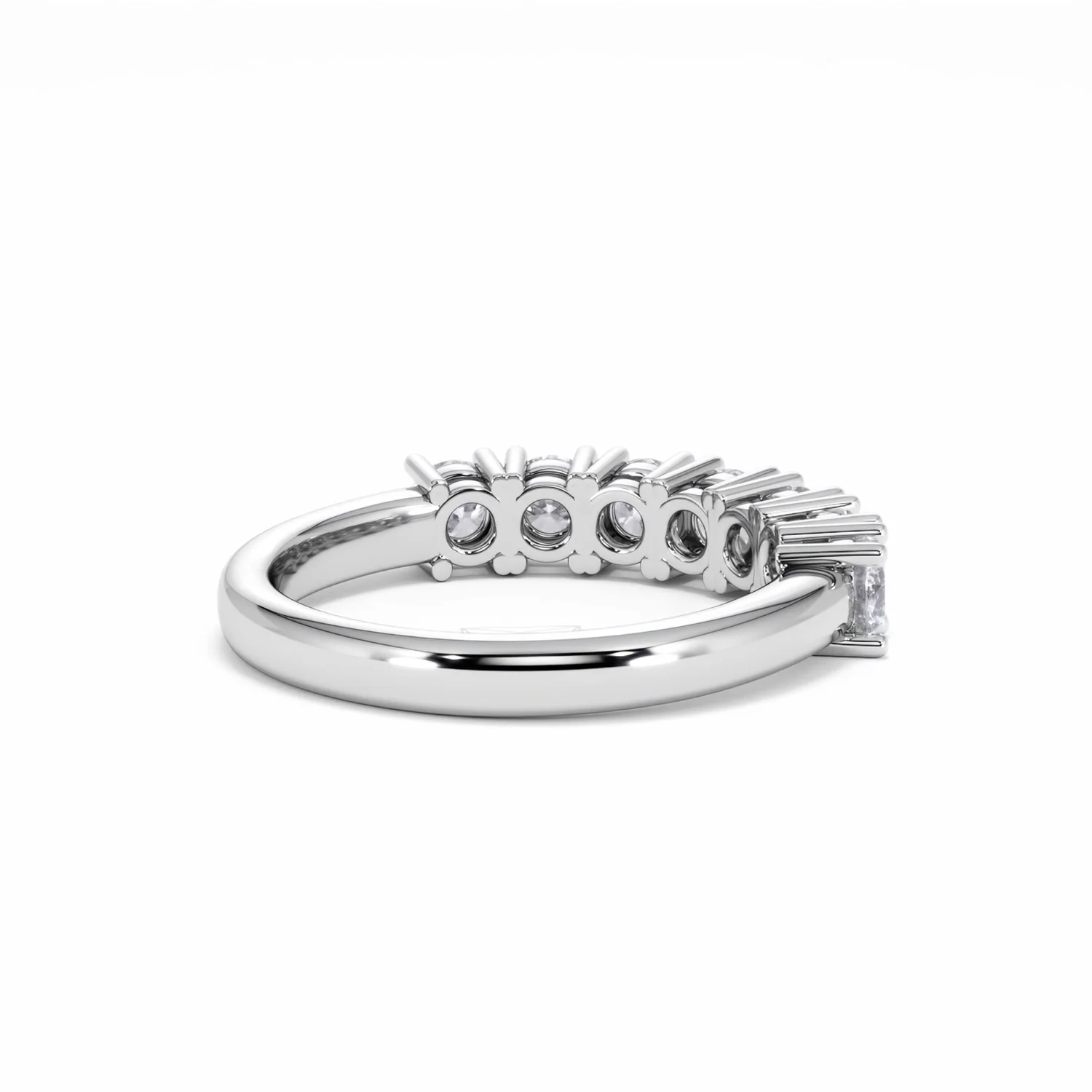 Chloe 7 Stone Lab Diamond Eternity Ring 1.00CT G/VS in 9K White Gold - Image 40