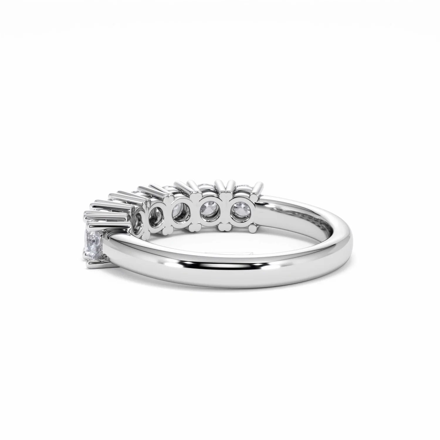 Chloe 7 Stone Lab Diamond Eternity Ring 1.00CT G/VS in 9K White Gold - Image 59