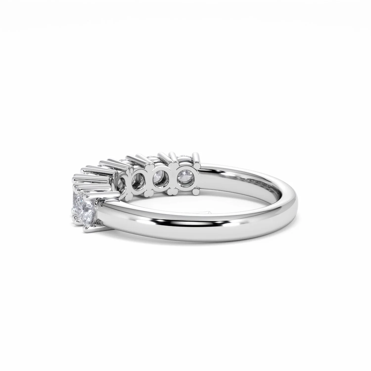 Chloe 7 Stone Lab Diamond Eternity Ring 1.00CT G/VS in 9K White Gold - Image 62