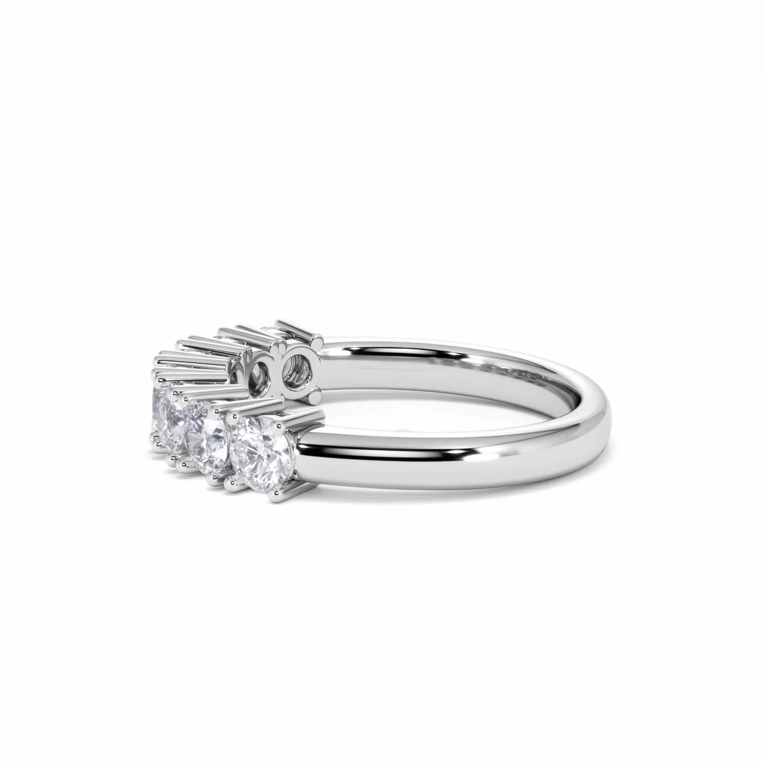 Chloe 7 Stone Lab Diamond Eternity Ring 1.00CT G/VS in 9K White Gold - Image 69