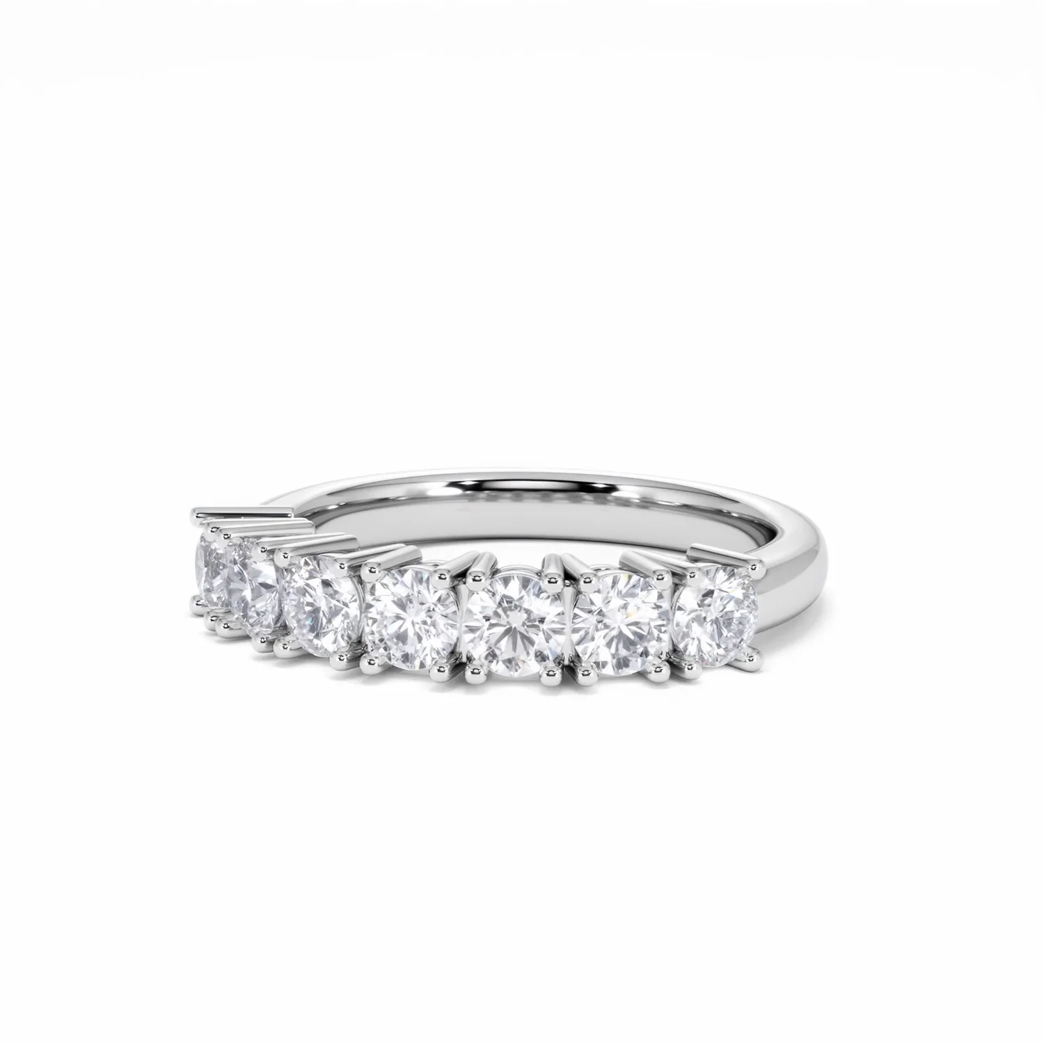 Chloe 7 Stone Lab Diamond Eternity Ring 1.00CT G/VS in 9K White Gold - Image 84