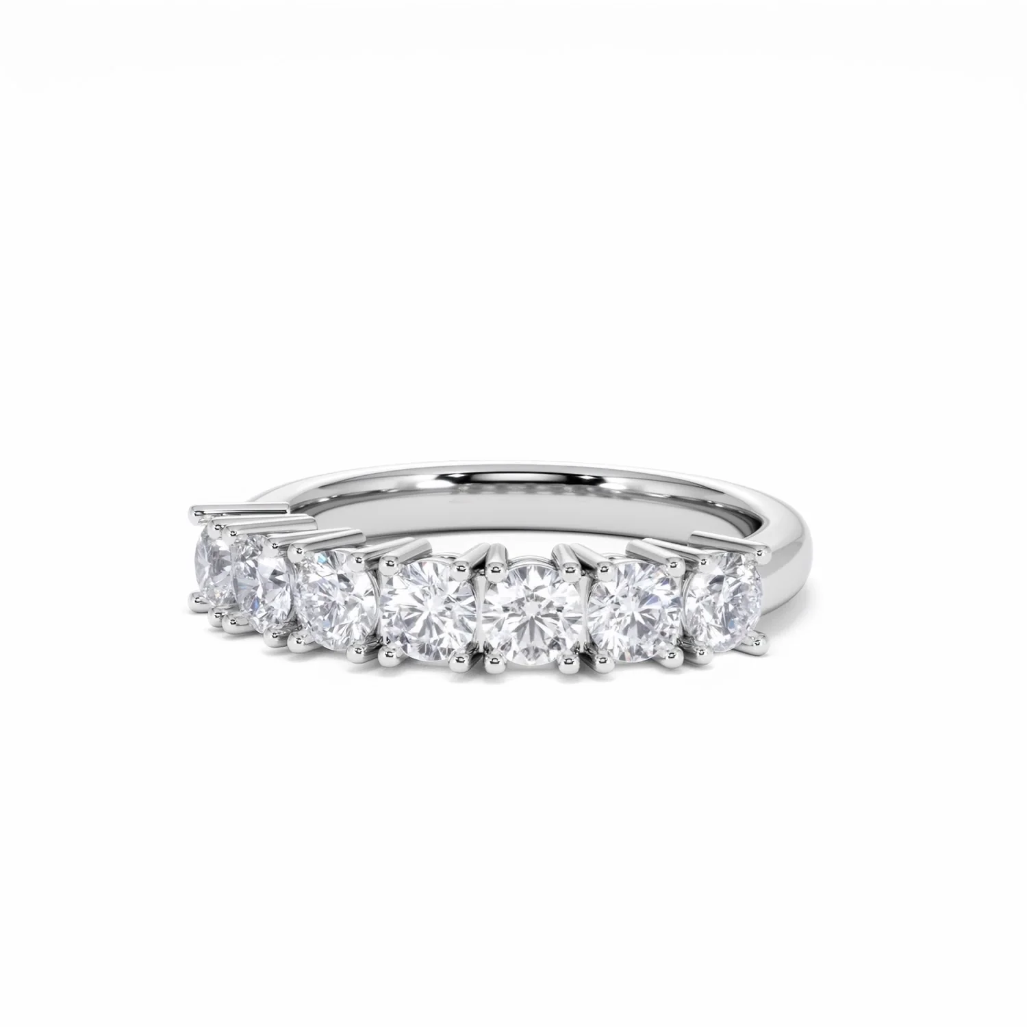 Chloe 7 Stone Lab Diamond Eternity Ring 1.00CT G/VS in 9K White Gold - Image 85