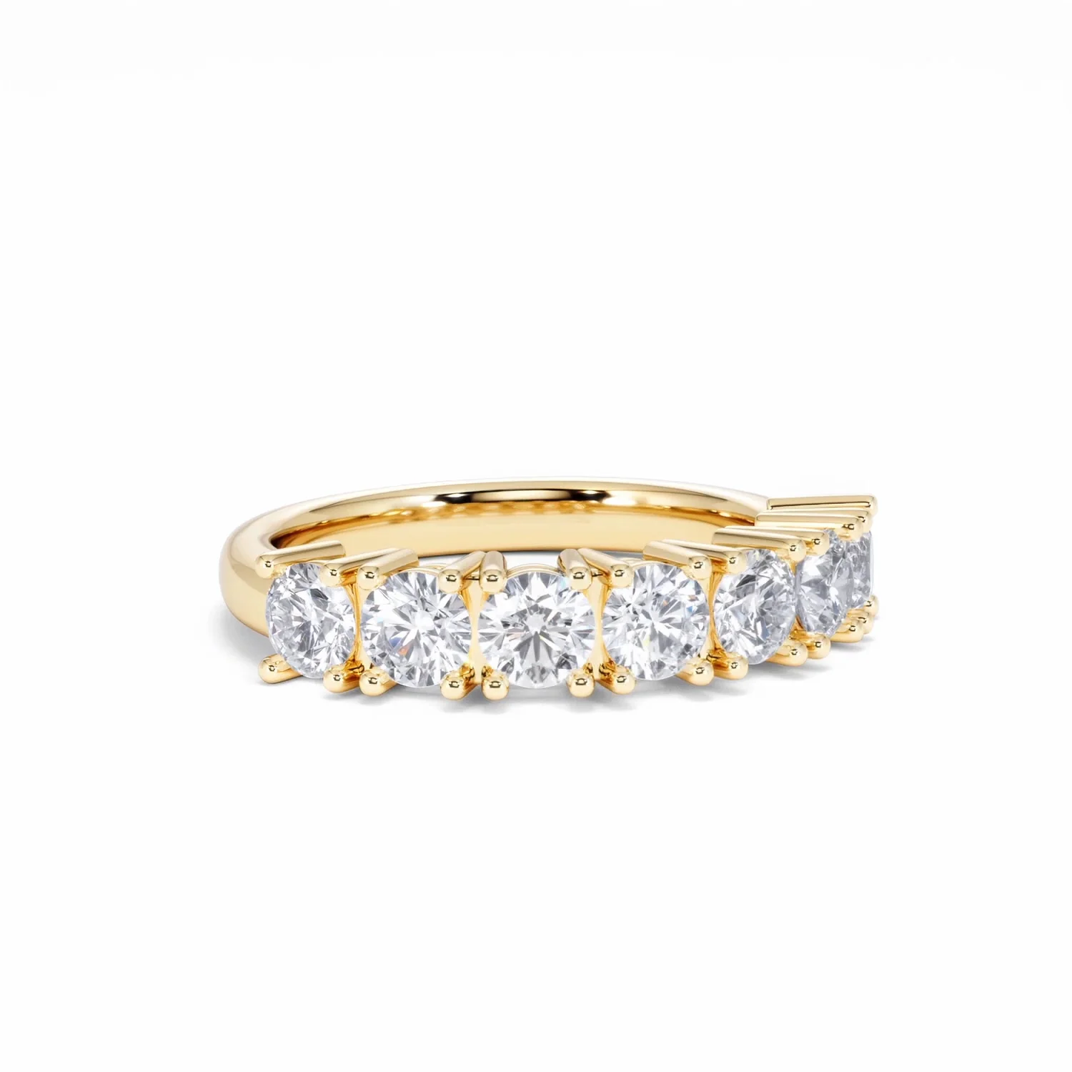 Chloe 7 Stone Lab Diamond Eternity Ring 1.50CT F/VS in 9K Gold - Image 13