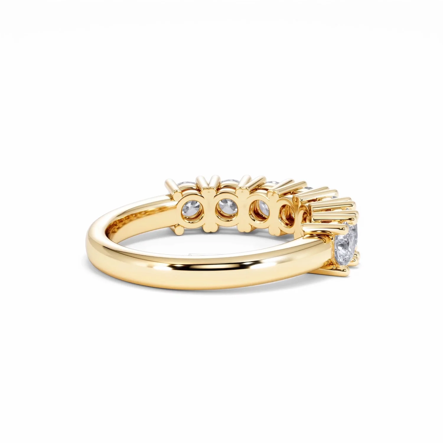 Chloe 7 Stone Lab Diamond Eternity Ring 1.50CT F/VS in 9K Gold - Image 37
