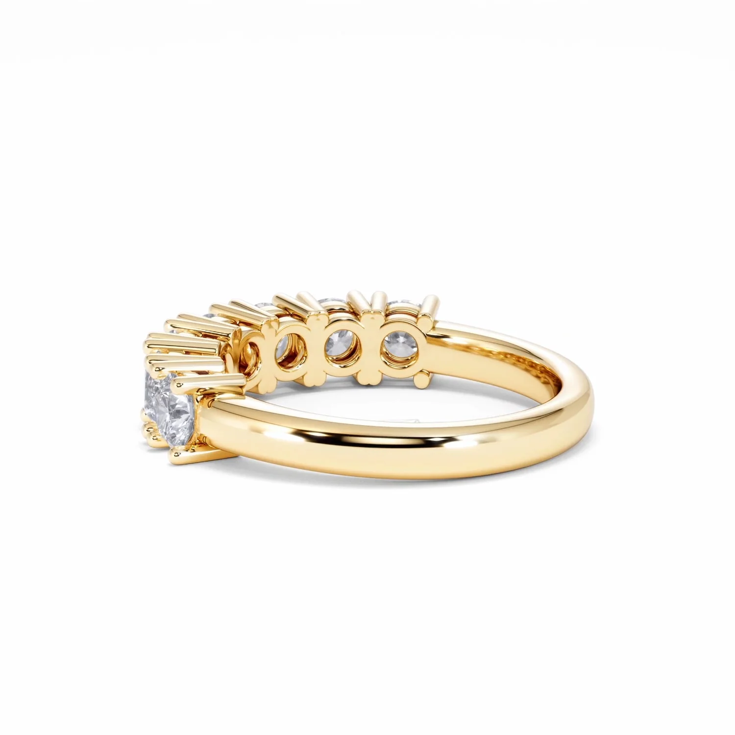 Chloe 7 Stone Lab Diamond Eternity Ring 1.50CT F/VS in 9K Gold - Image 60