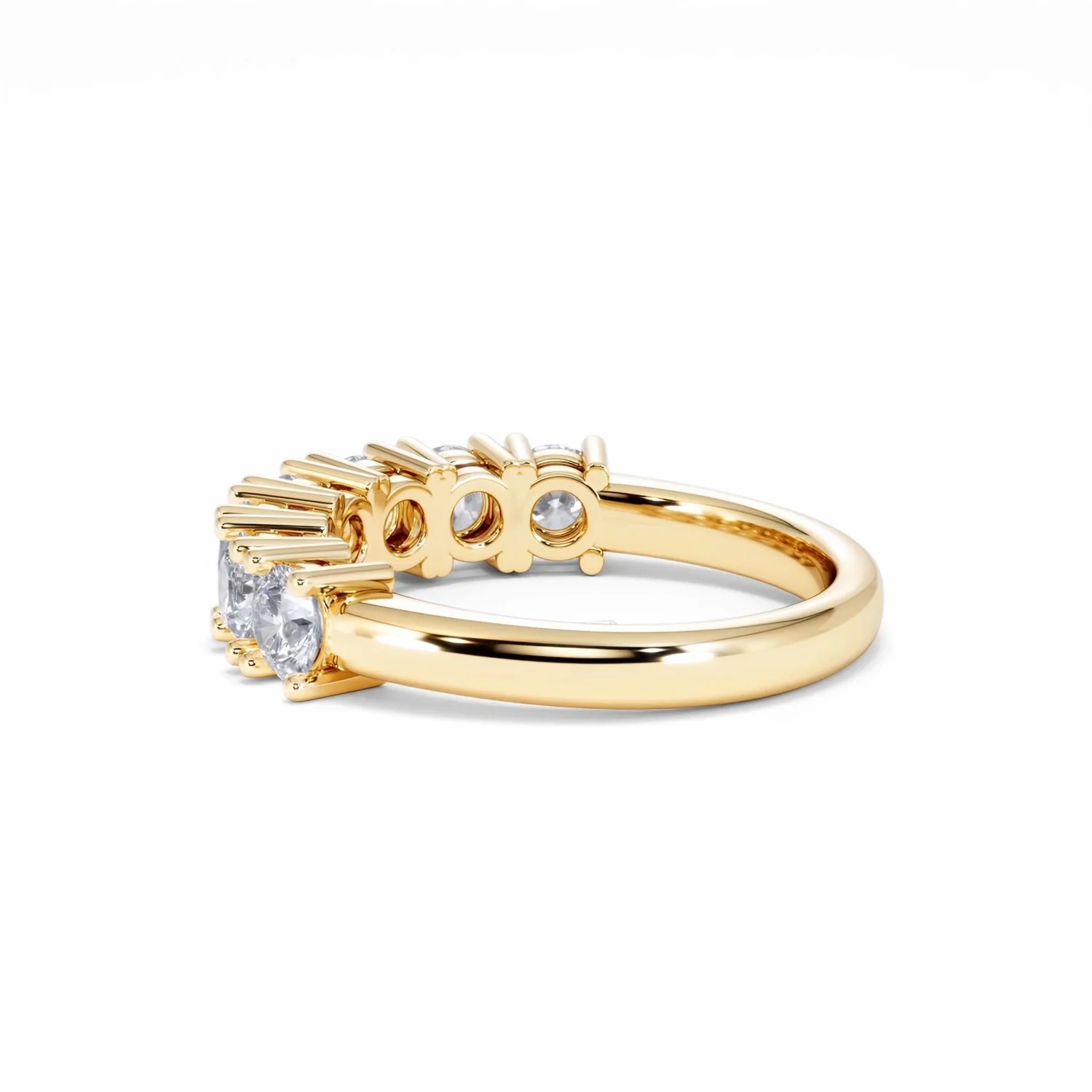 Chloe 7 Stone Lab Diamond Eternity Ring 1.50CT F/VS in 9K Gold - Image 62