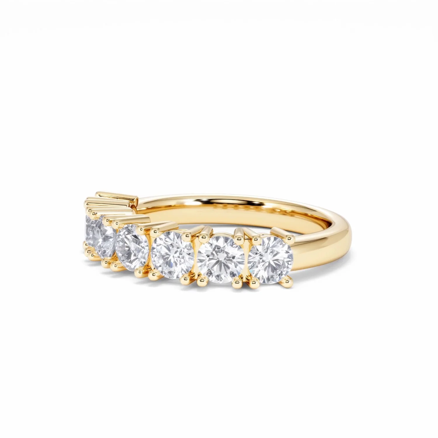 Chloe 7 Stone Lab Diamond Eternity Ring 1.50CT F/VS in 9K Gold - Image 78