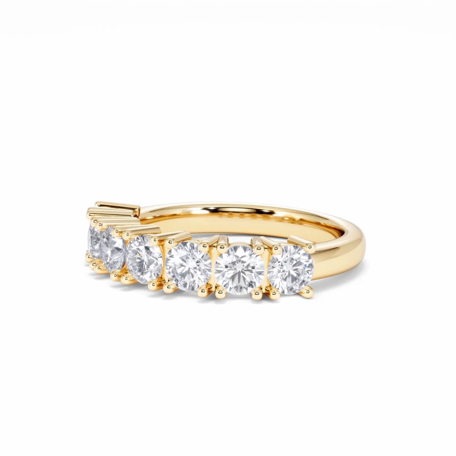 Chloe 7 Stone Lab Diamond Eternity Ring 1.50CT F/VS in 9K Gold - Image 79