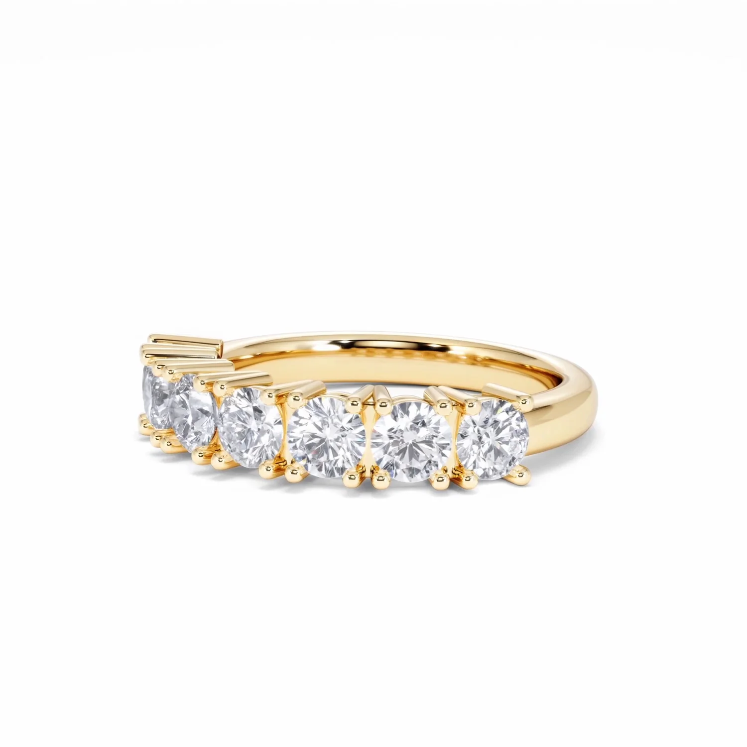 Chloe 7 Stone Lab Diamond Eternity Ring 1.50CT F/VS in 9K Gold - Image 80