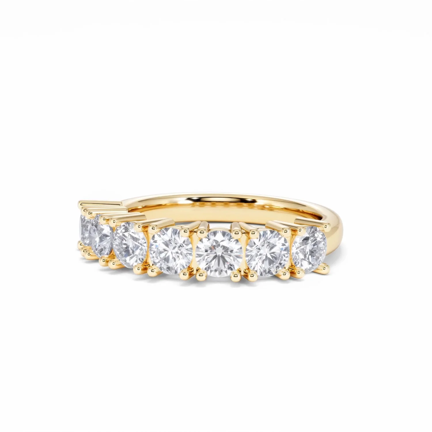 Chloe 7 Stone Lab Diamond Eternity Ring 1.50CT F/VS in 9K Gold - Image 83