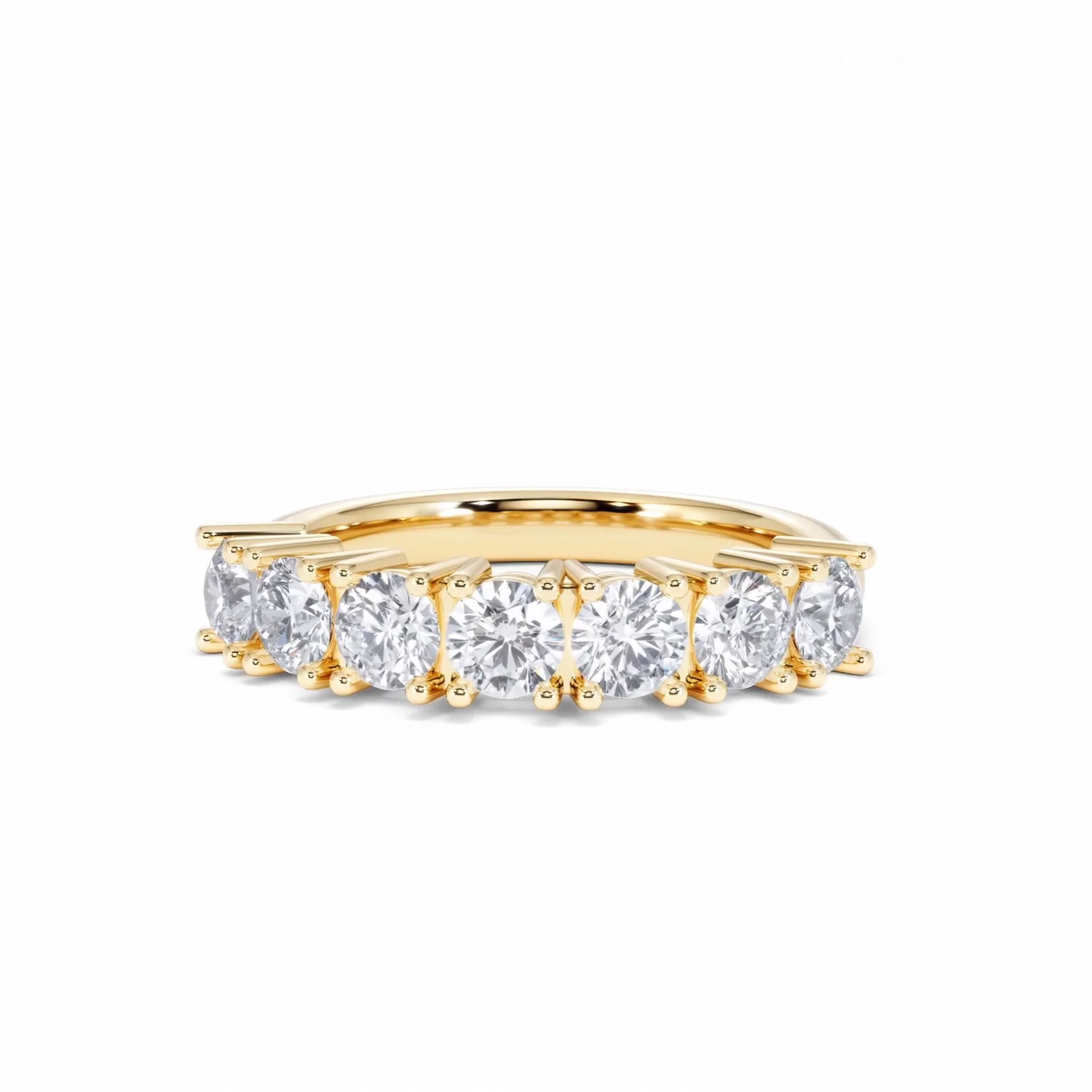 Chloe 7 Stone Lab Diamond Eternity Ring 1.50CT F/VS in 9K Gold - Image 86