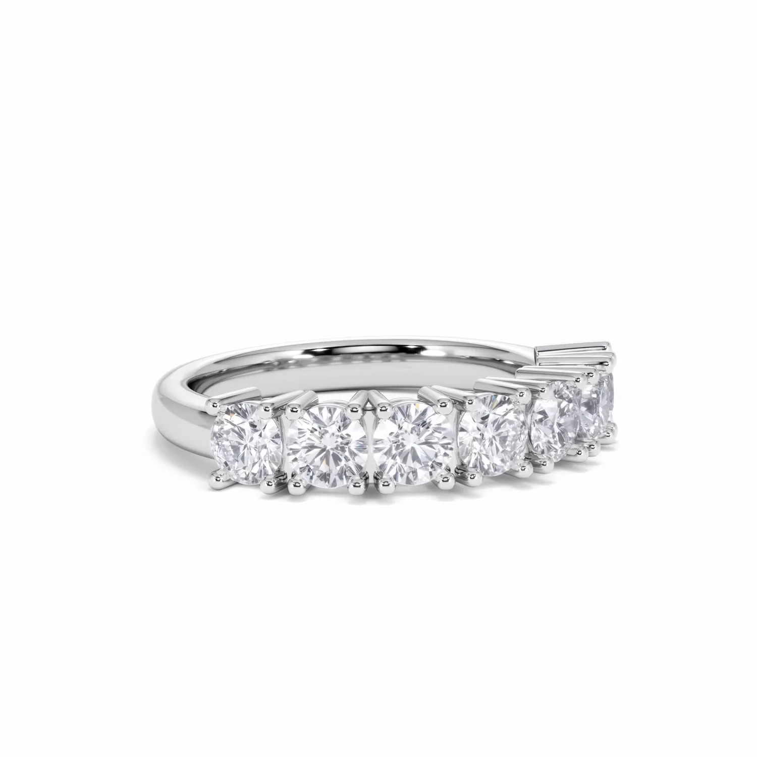Chloe 7 Stone Lab Diamond Eternity Ring 1.50CT F/VS in 9K White Gold - Image 15