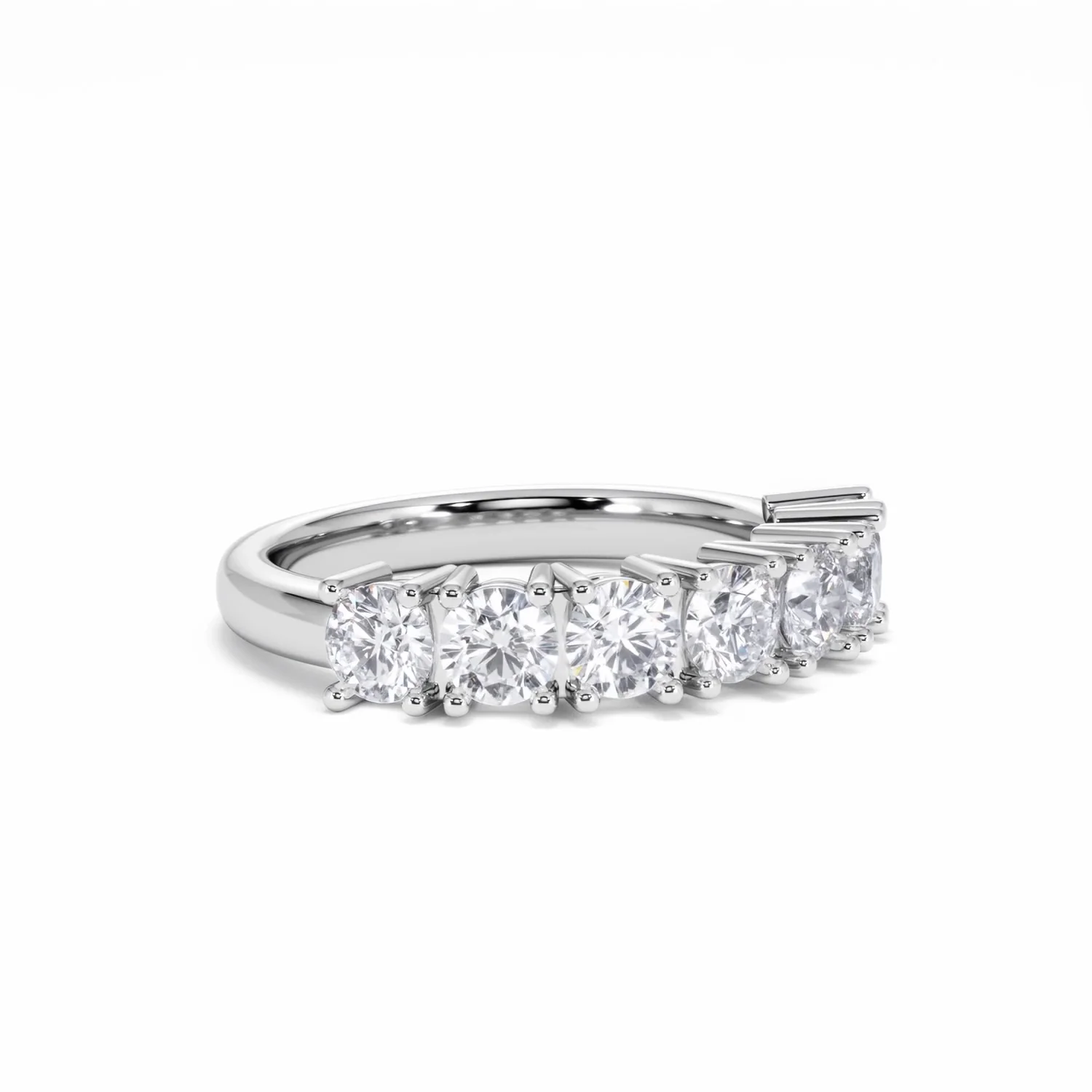 Chloe 7 Stone Lab Diamond Eternity Ring 1.50CT F/VS in 9K White Gold - Image 16