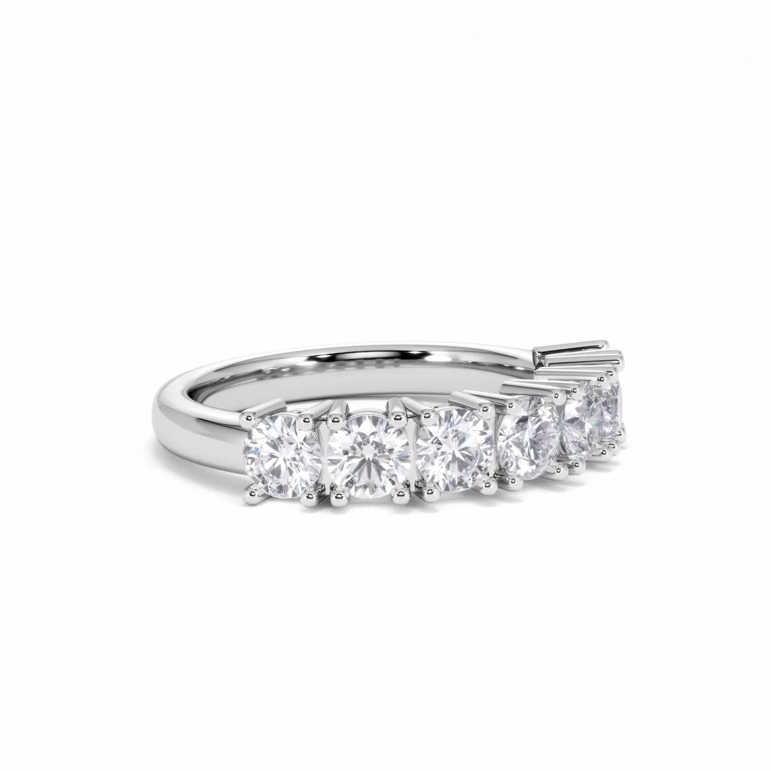 Chloe 7 Stone Lab Diamond Eternity Ring 1.50CT F/VS in 9K White Gold - Image 17