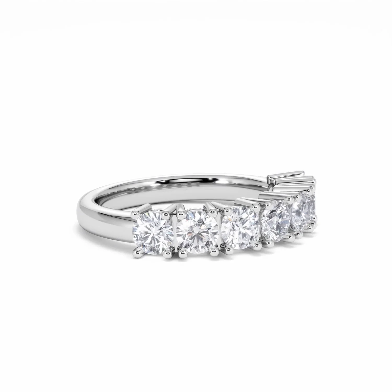 Chloe 7 Stone Lab Diamond Eternity Ring 1.50CT F/VS in 9K White Gold - Image 18