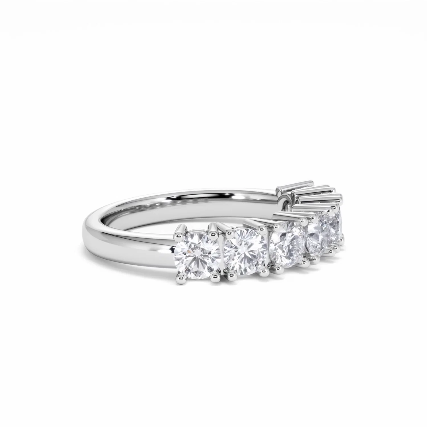 Chloe 7 Stone Lab Diamond Eternity Ring 1.50CT F/VS in 9K White Gold - Image 21