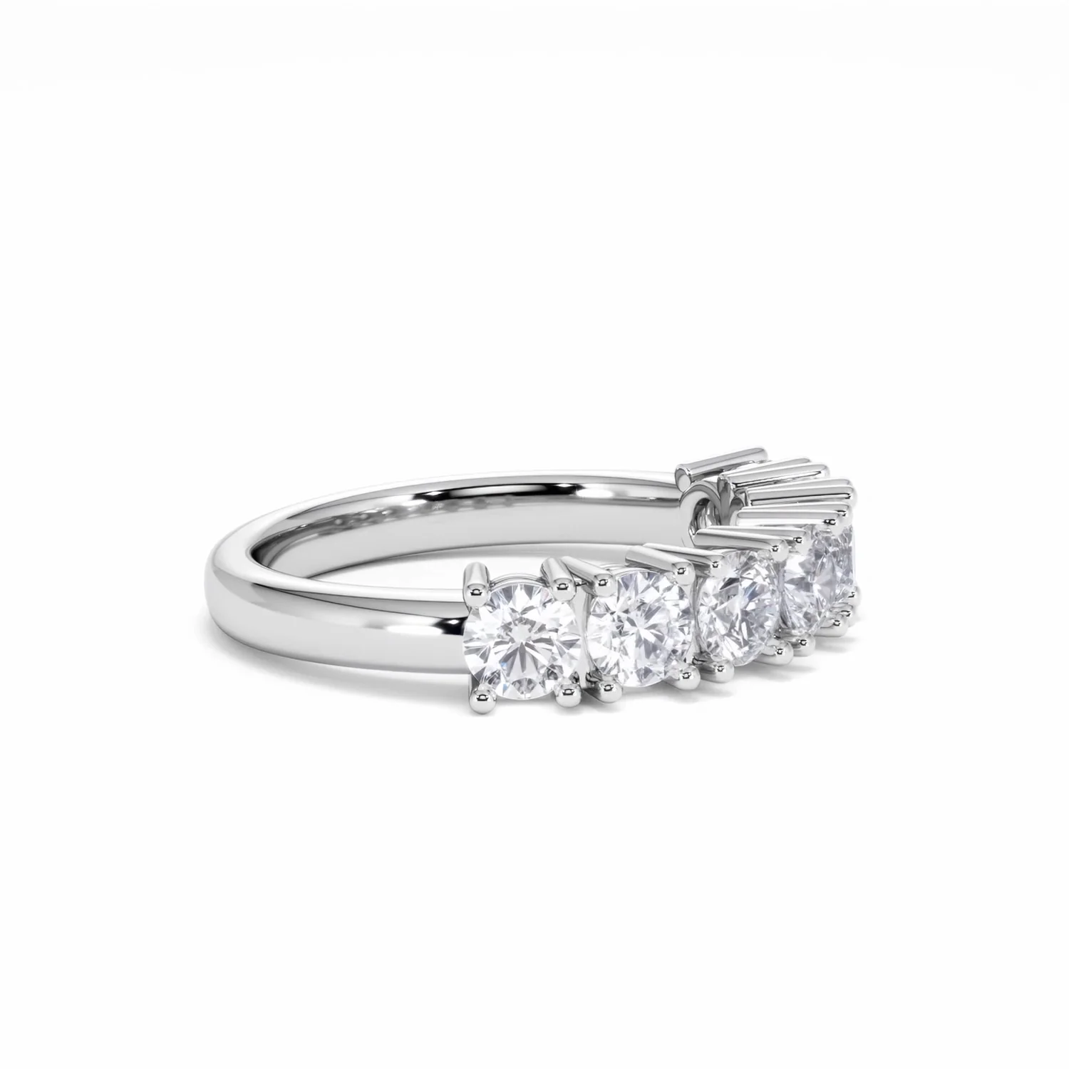 Chloe 7 Stone Lab Diamond Eternity Ring 1.50CT F/VS in 9K White Gold - Image 22
