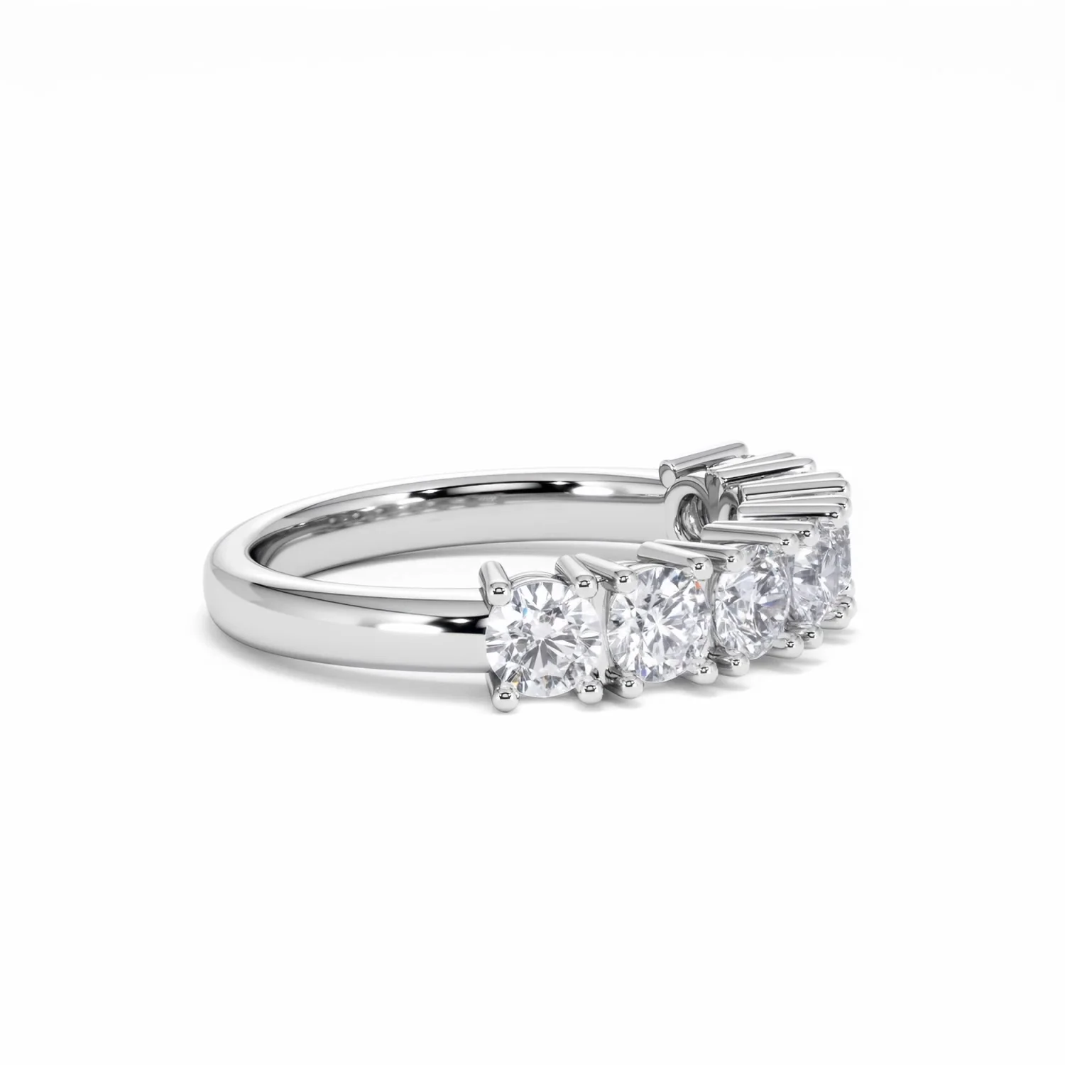 Chloe 7 Stone Lab Diamond Eternity Ring 1.50CT F/VS in 9K White Gold - Image 23