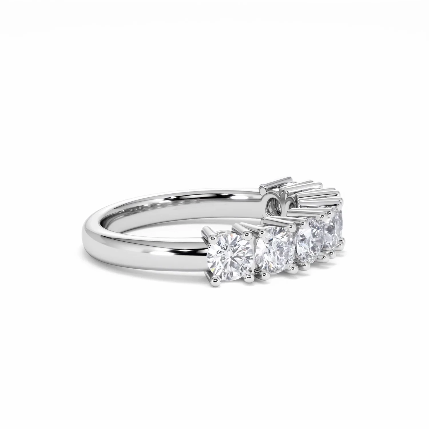 Chloe 7 Stone Lab Diamond Eternity Ring 1.50CT F/VS in 9K White Gold - Image 24