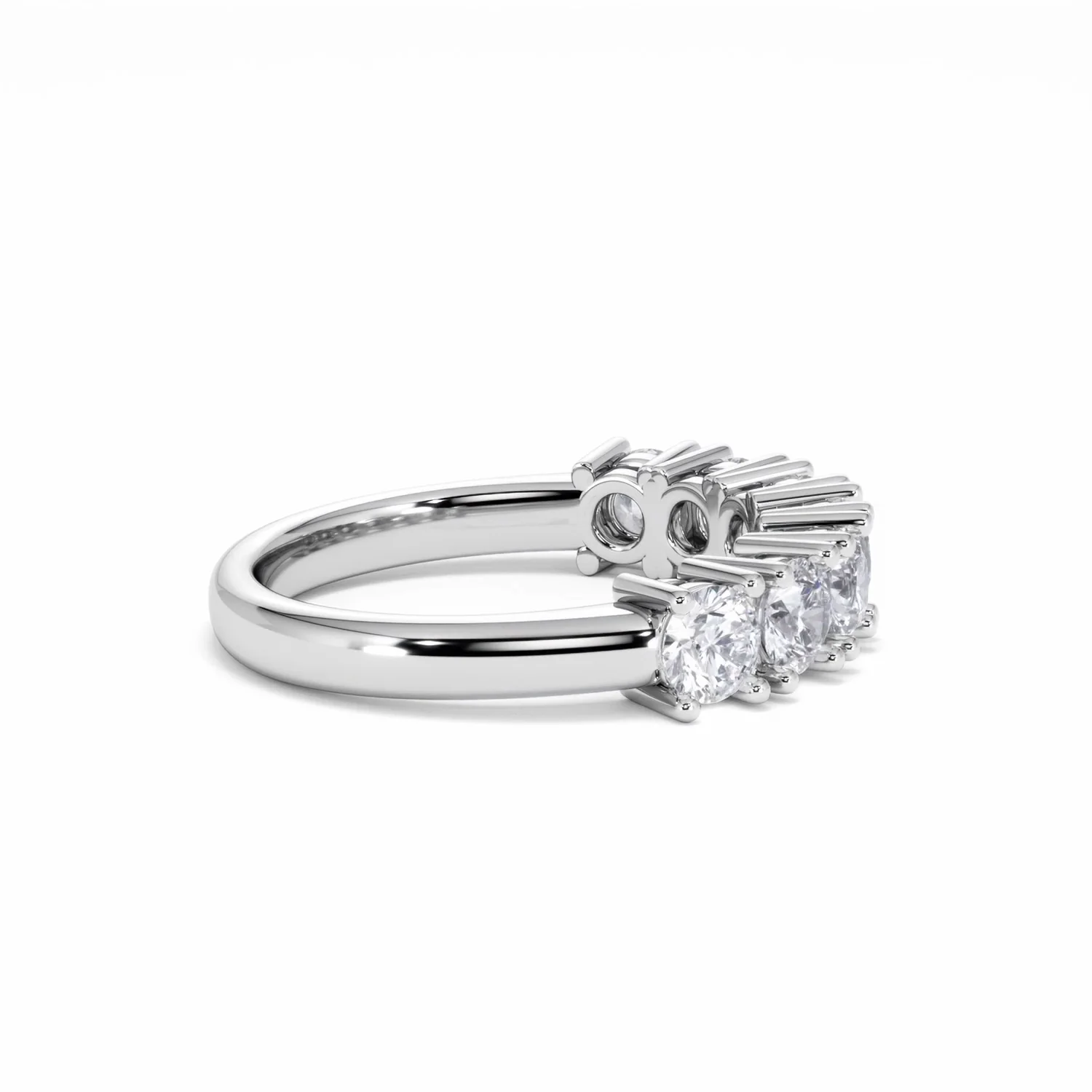 Chloe 7 Stone Lab Diamond Eternity Ring 1.50CT F/VS in 9K White Gold - Image 29