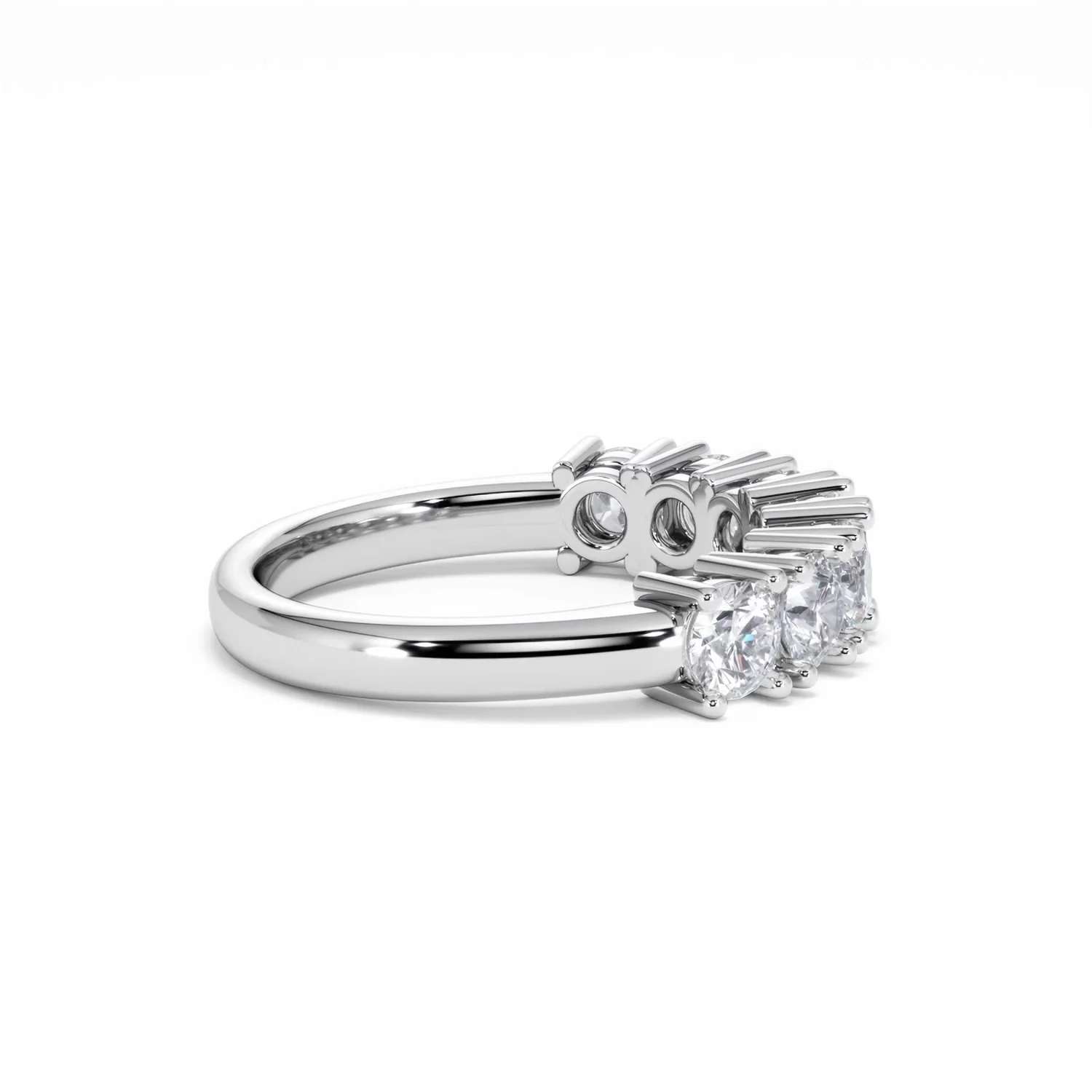 Chloe 7 Stone Lab Diamond Eternity Ring 1.50CT F/VS in 9K White Gold - Image 30