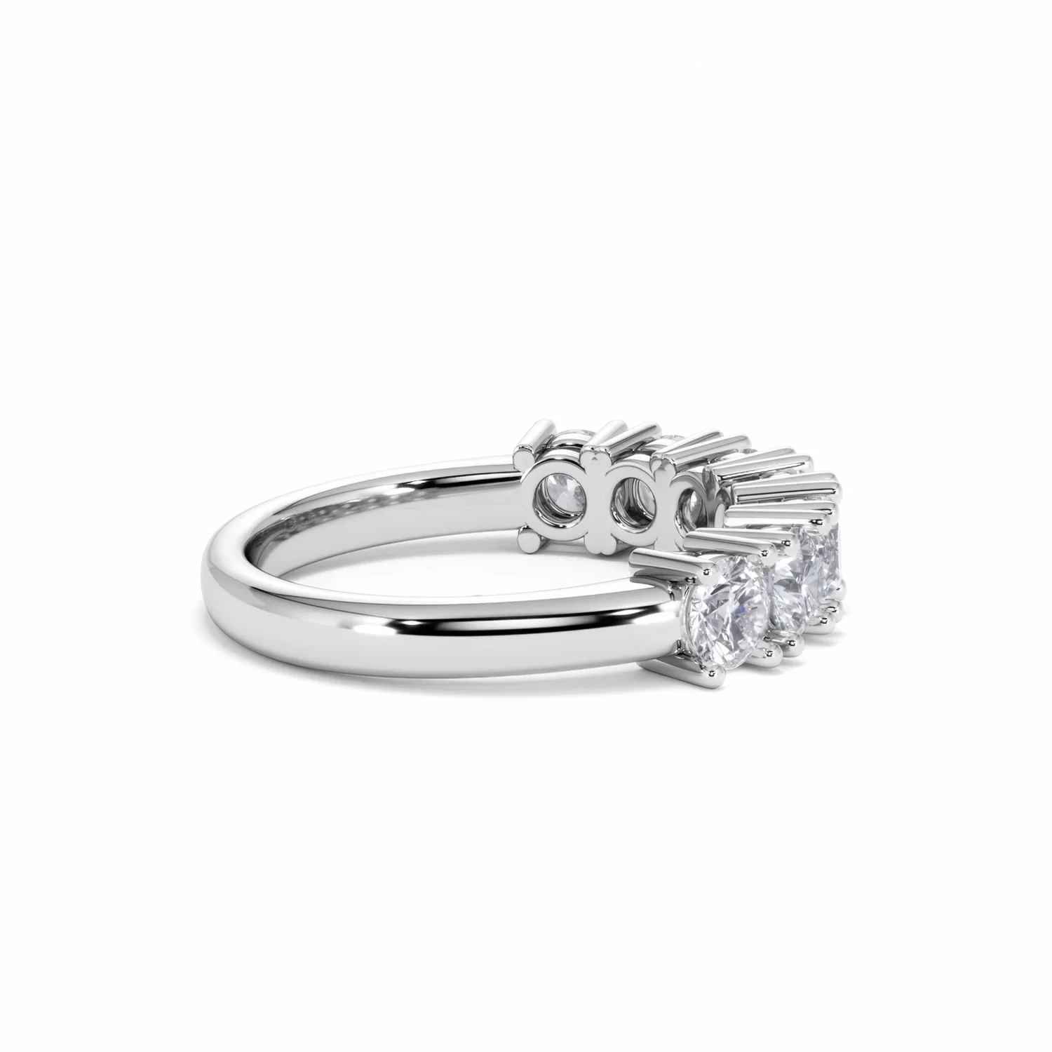 Chloe 7 Stone Lab Diamond Eternity Ring 1.50CT F/VS in 9K White Gold - Image 31