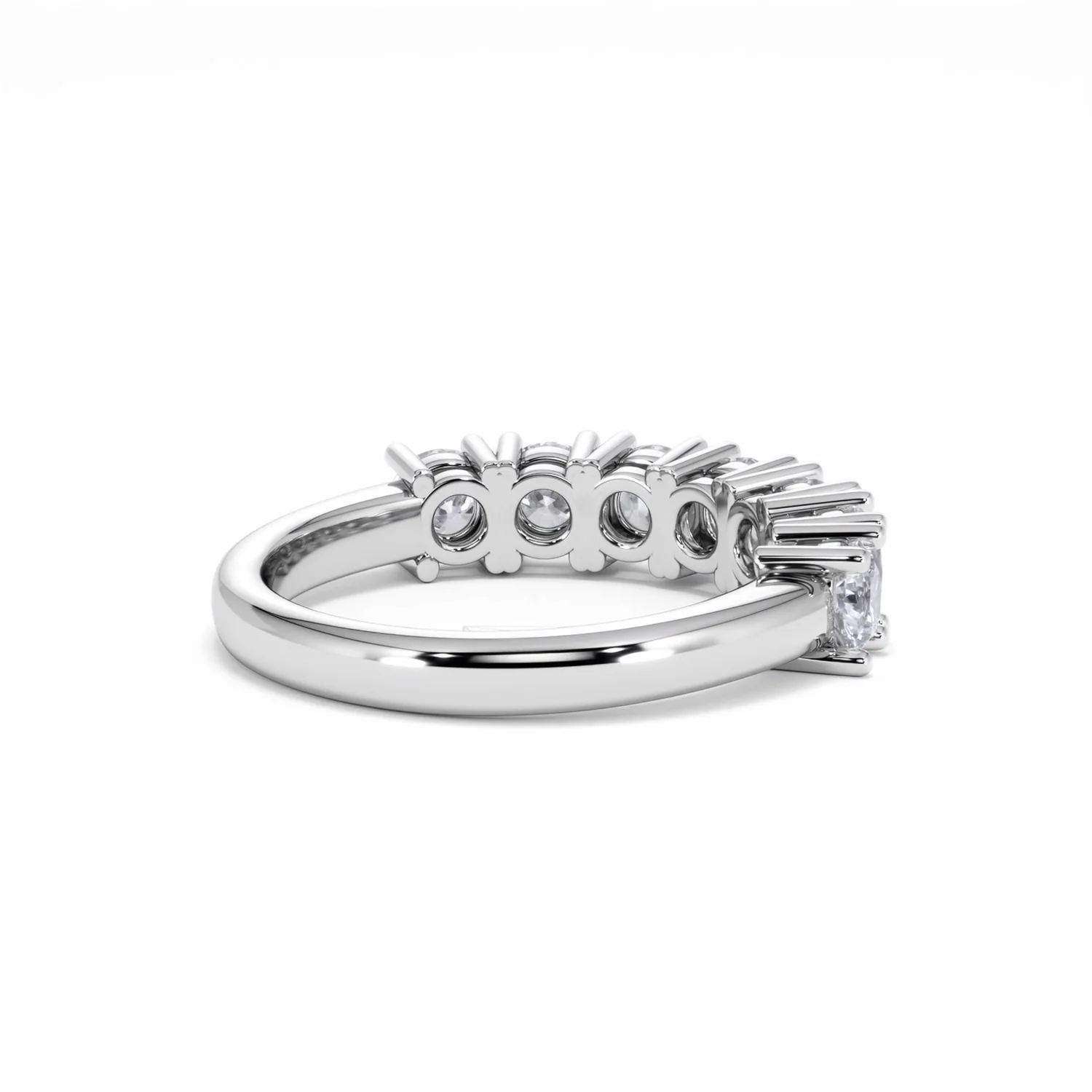 Chloe 7 Stone Lab Diamond Eternity Ring 1.50CT F/VS in 9K White Gold - Image 38