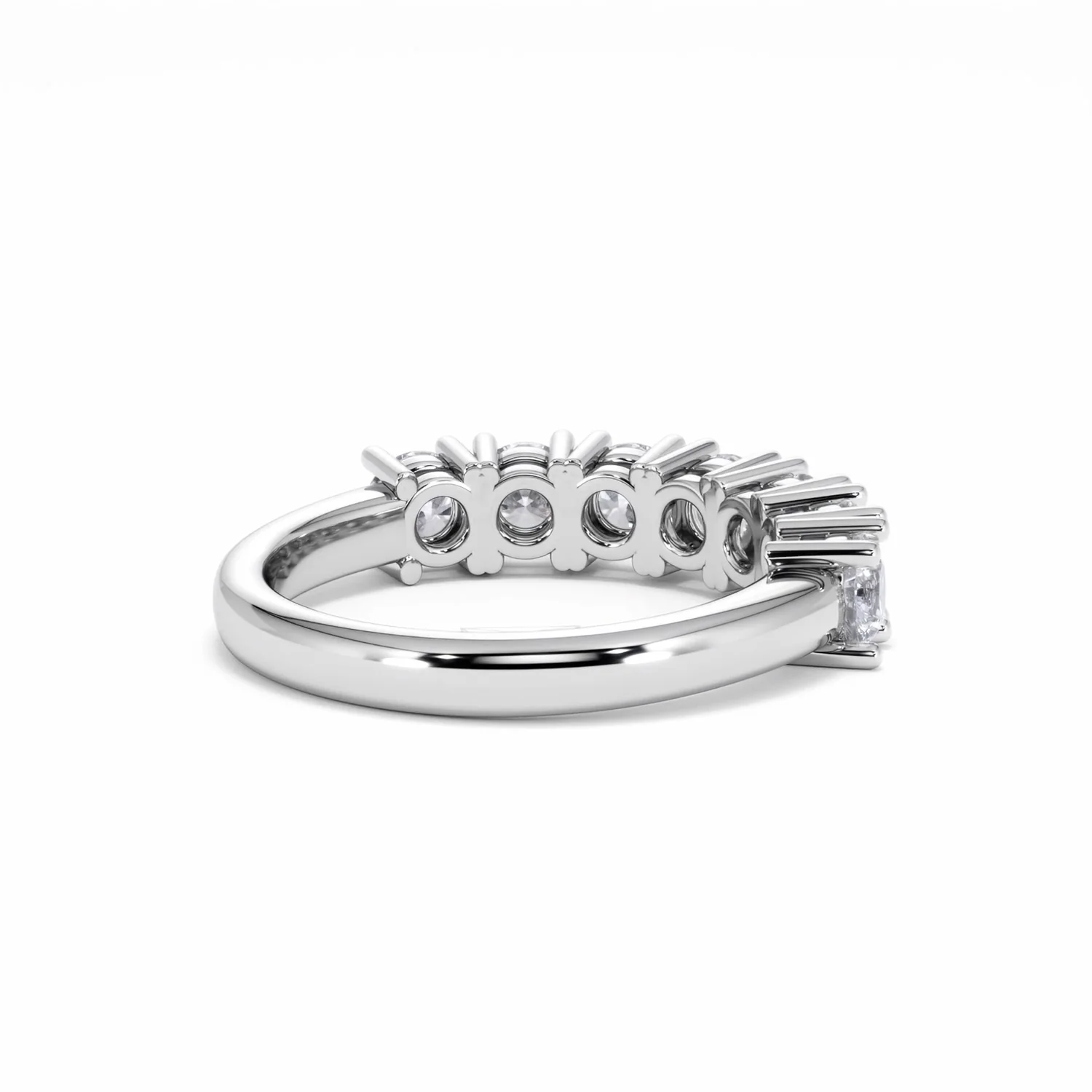 Chloe 7 Stone Lab Diamond Eternity Ring 1.50CT F/VS in 9K White Gold - Image 39