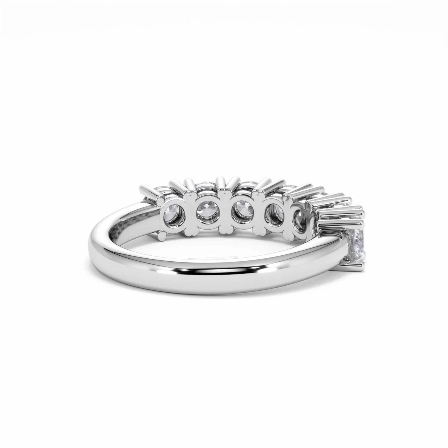Chloe 7 Stone Lab Diamond Eternity Ring 1.50CT F/VS in 9K White Gold - Image 40