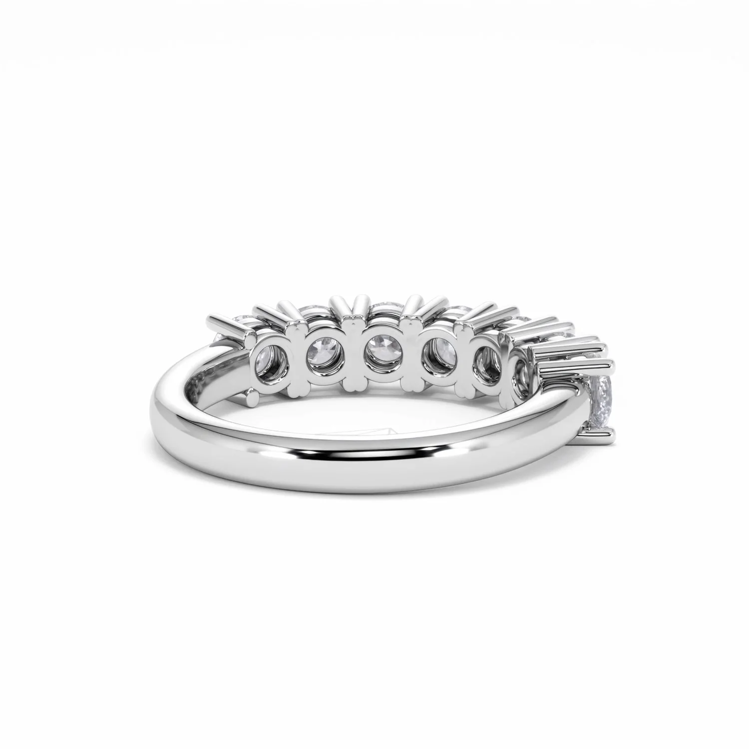 Chloe 7 Stone Lab Diamond Eternity Ring 1.50CT F/VS in 9K White Gold - Image 42