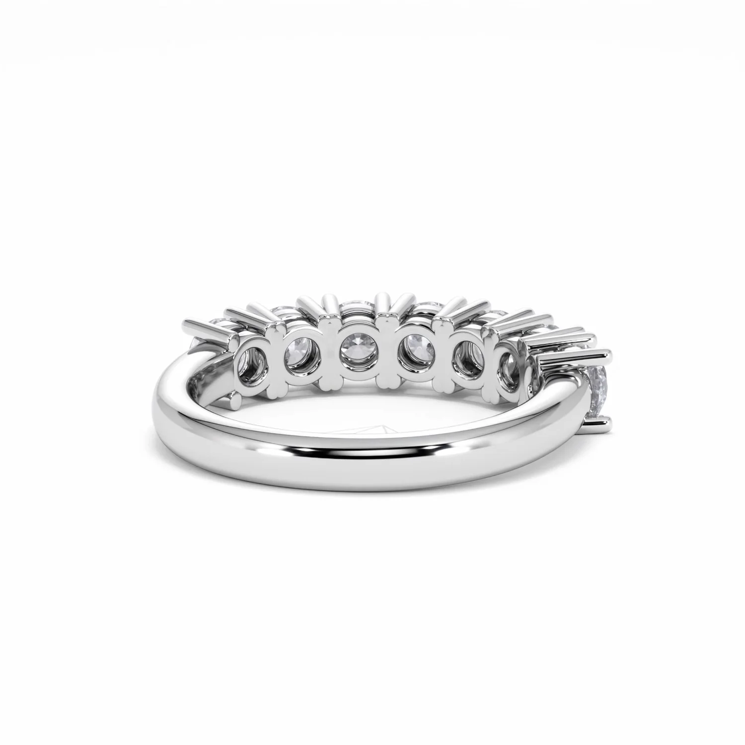 Chloe 7 Stone Lab Diamond Eternity Ring 1.50CT F/VS in 9K White Gold - Image 44