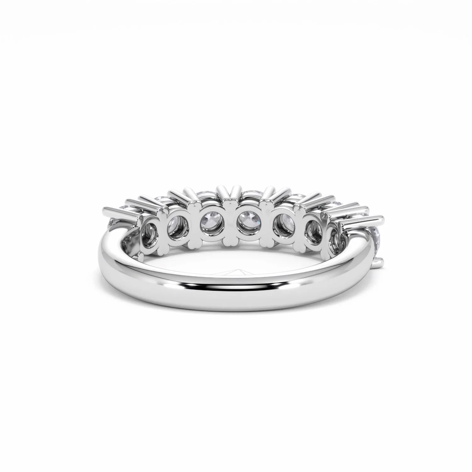 Chloe 7 Stone Lab Diamond Eternity Ring 1.50CT F/VS in 9K White Gold - Image 46