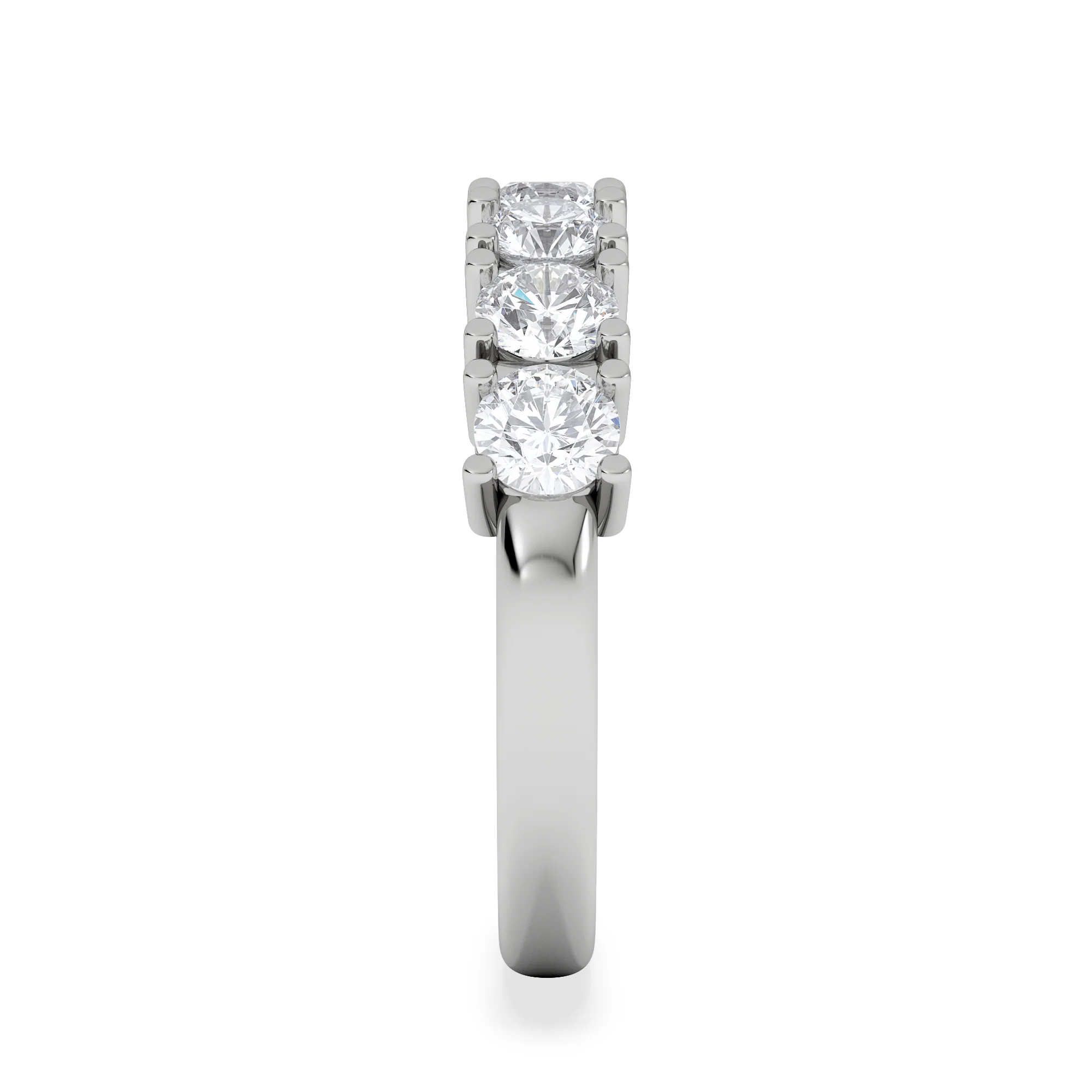 Chloe 7 Stone Lab Diamond Eternity Ring 1.50CT F/VS in 9K White Gold - Image 5
