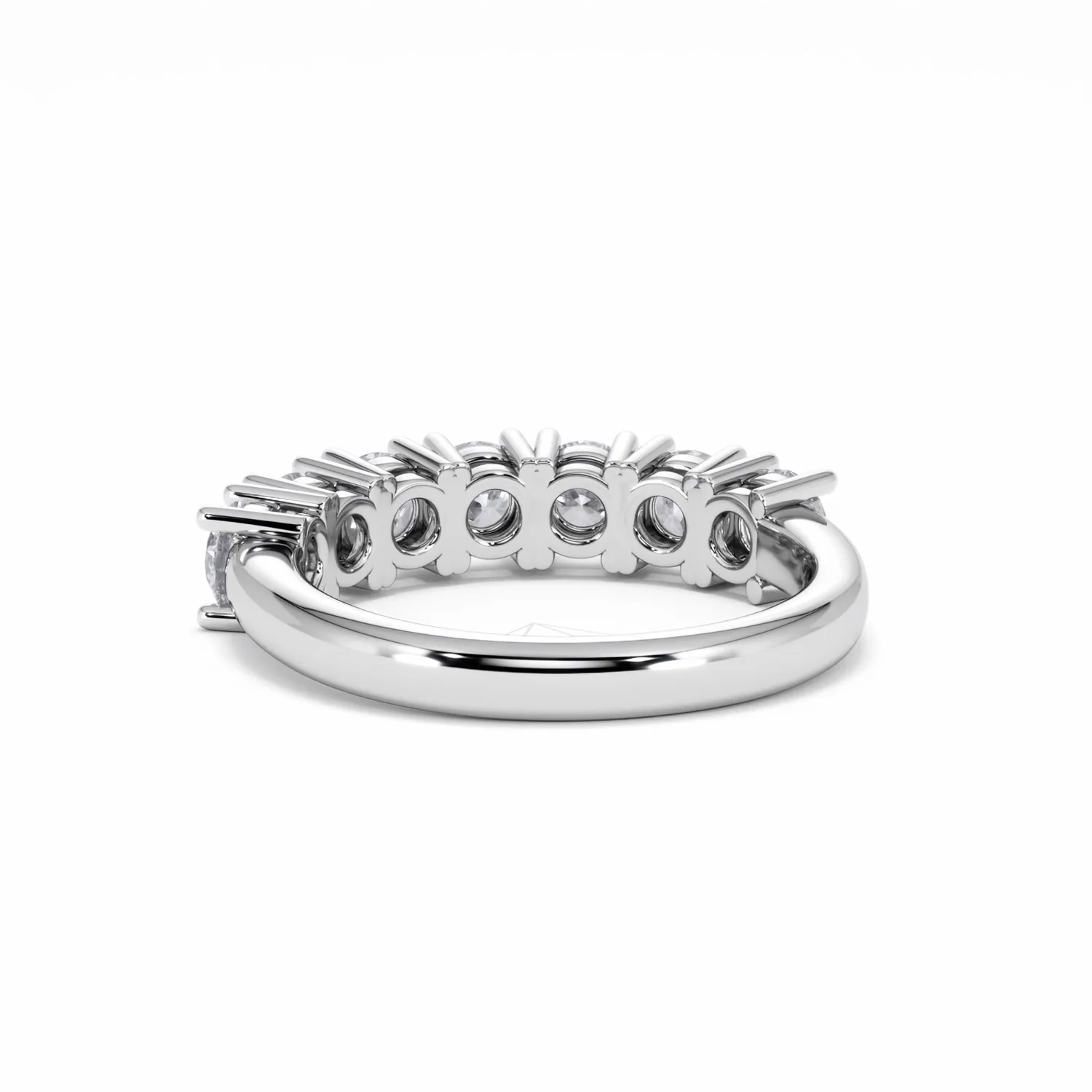 Chloe 7 Stone Lab Diamond Eternity Ring 1.50CT F/VS in 9K White Gold - Image 51
