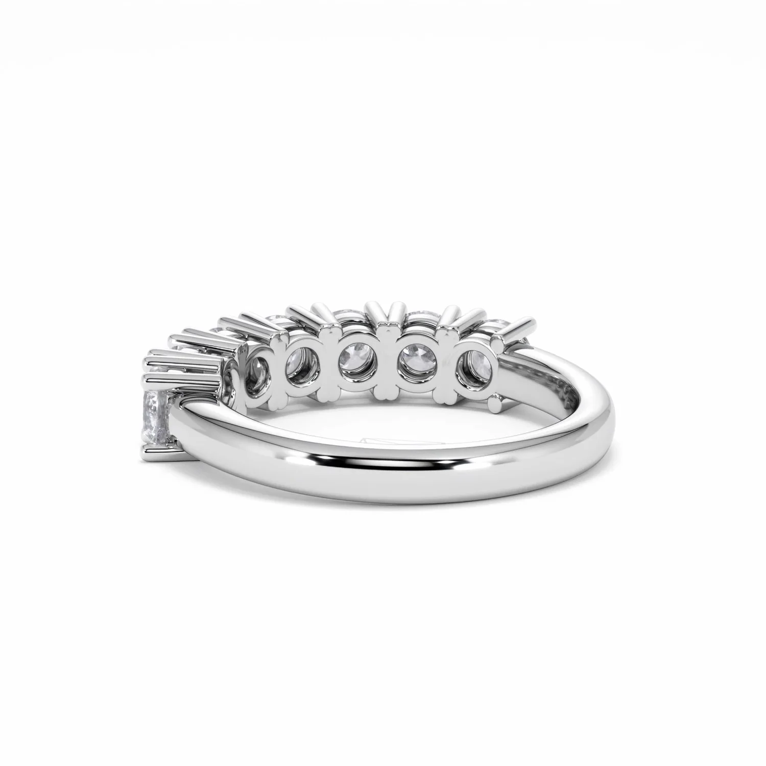 Chloe 7 Stone Lab Diamond Eternity Ring 1.50CT F/VS in 9K White Gold - Image 55