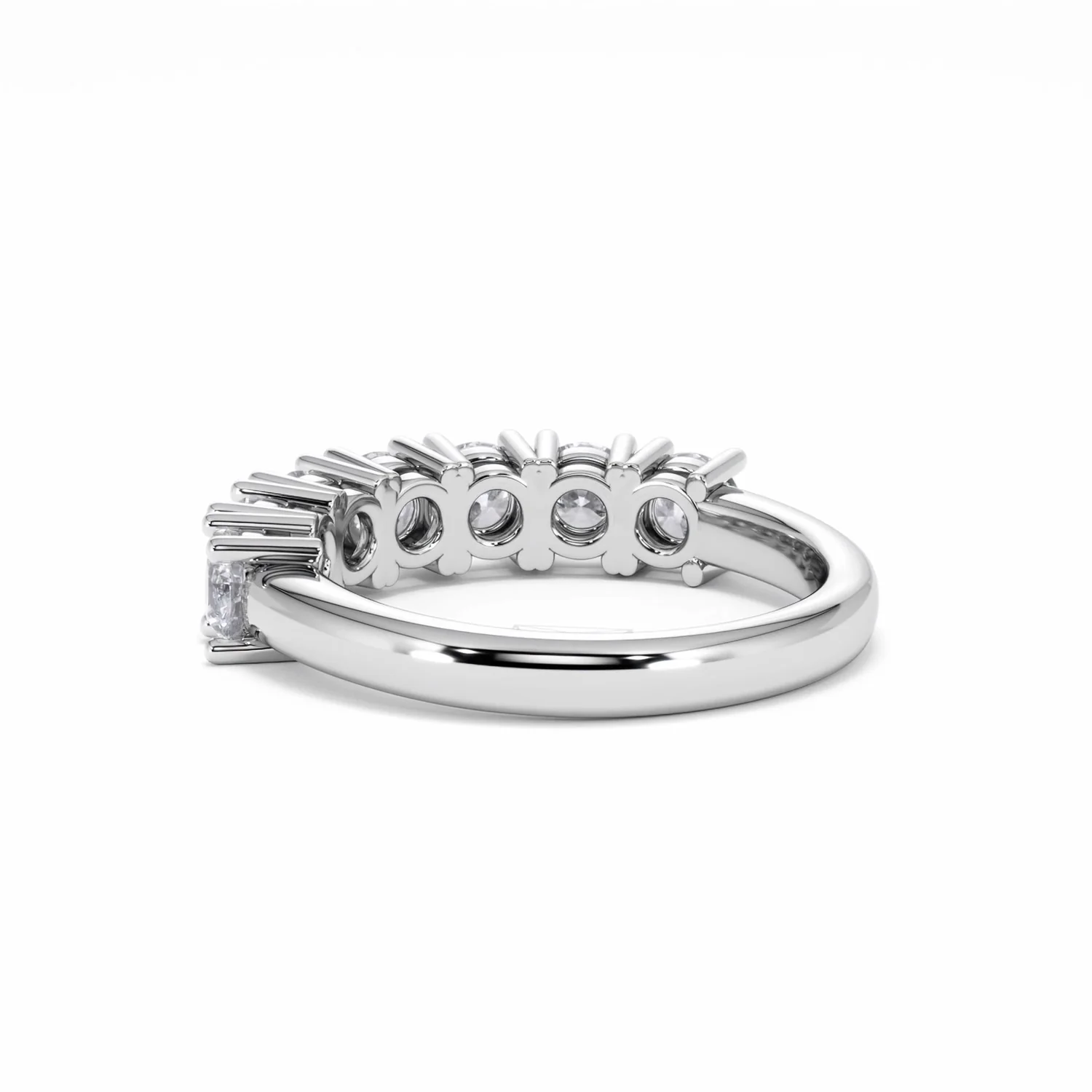 Chloe 7 Stone Lab Diamond Eternity Ring 1.50CT F/VS in 9K White Gold - Image 56