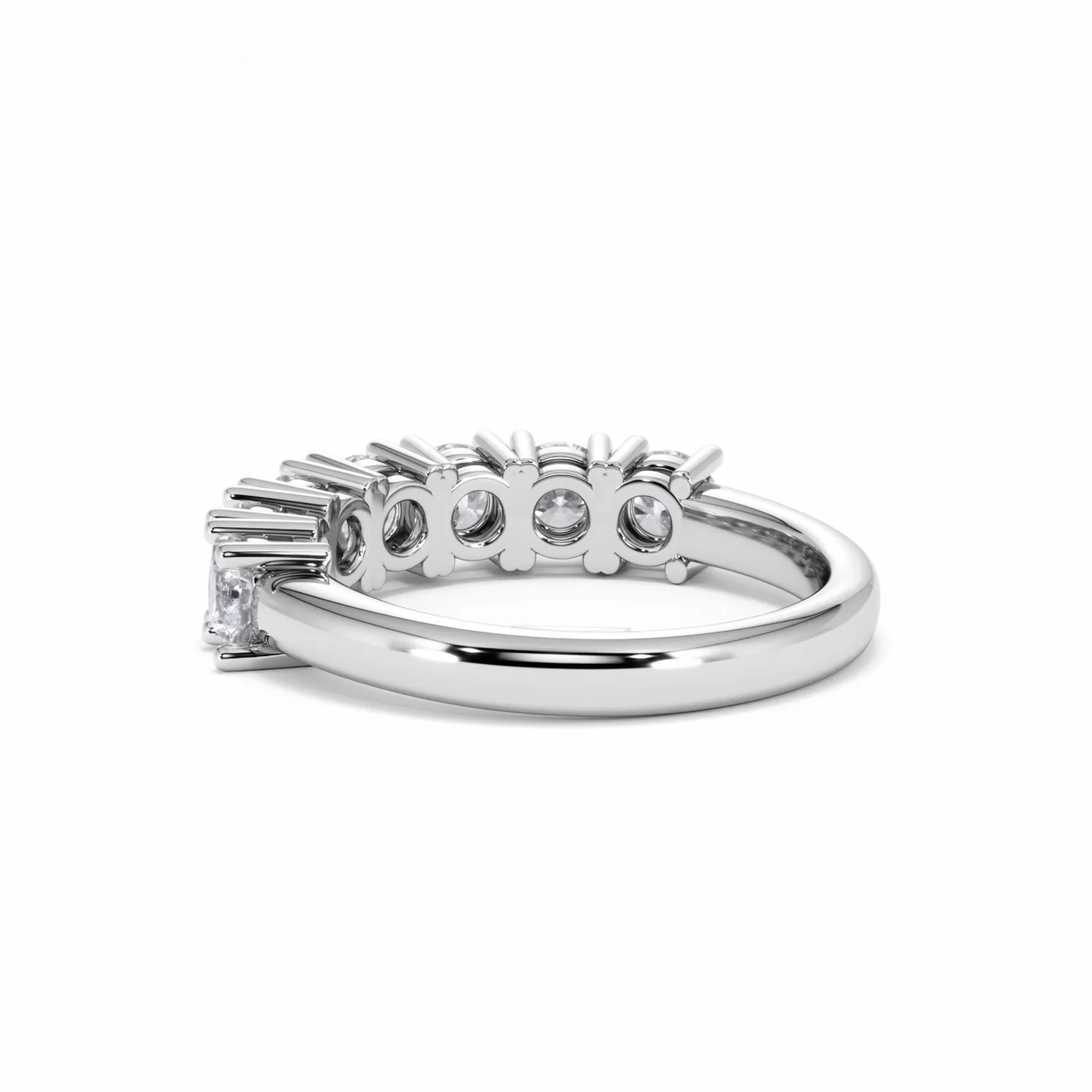 Chloe 7 Stone Lab Diamond Eternity Ring 1.50CT F/VS in 9K White Gold - Image 57