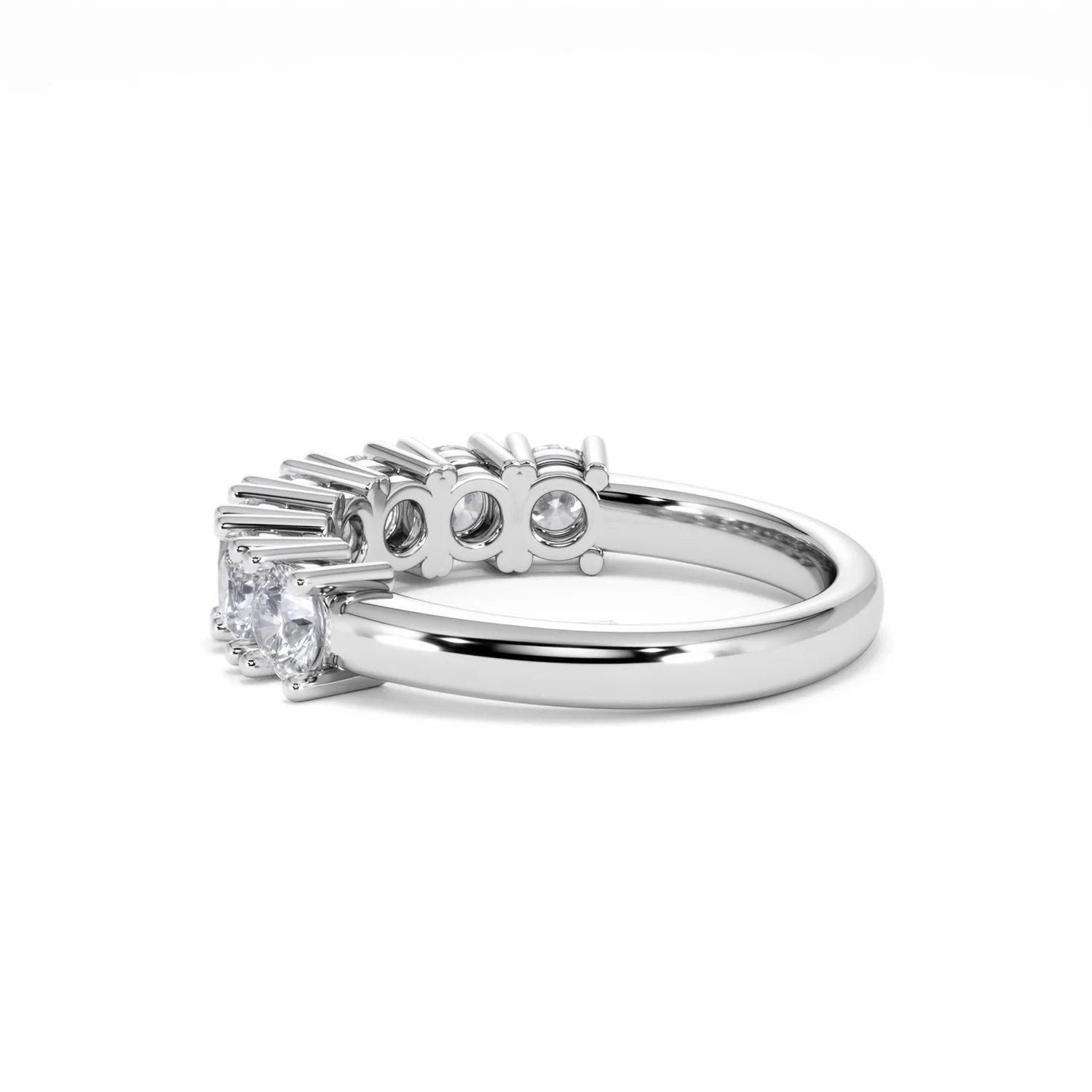 Chloe 7 Stone Lab Diamond Eternity Ring 1.50CT F/VS in 9K White Gold - Image 62