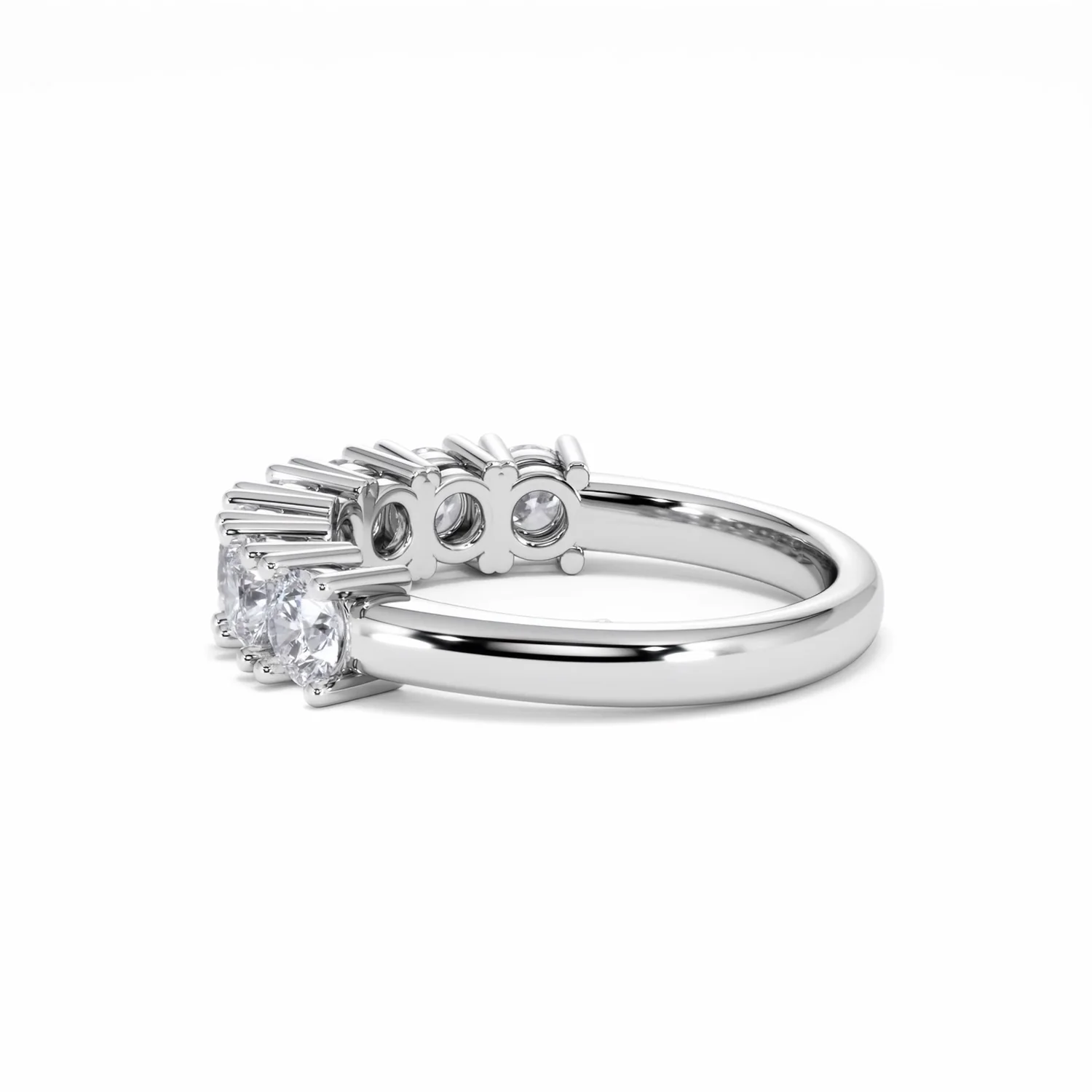 Chloe 7 Stone Lab Diamond Eternity Ring 1.50CT F/VS in 9K White Gold - Image 63