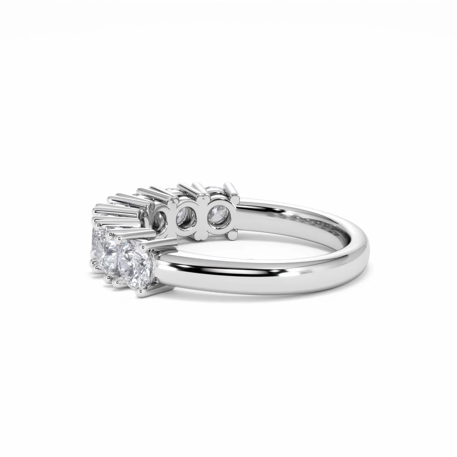Chloe 7 Stone Lab Diamond Eternity Ring 1.50CT F/VS in 9K White Gold - Image 64