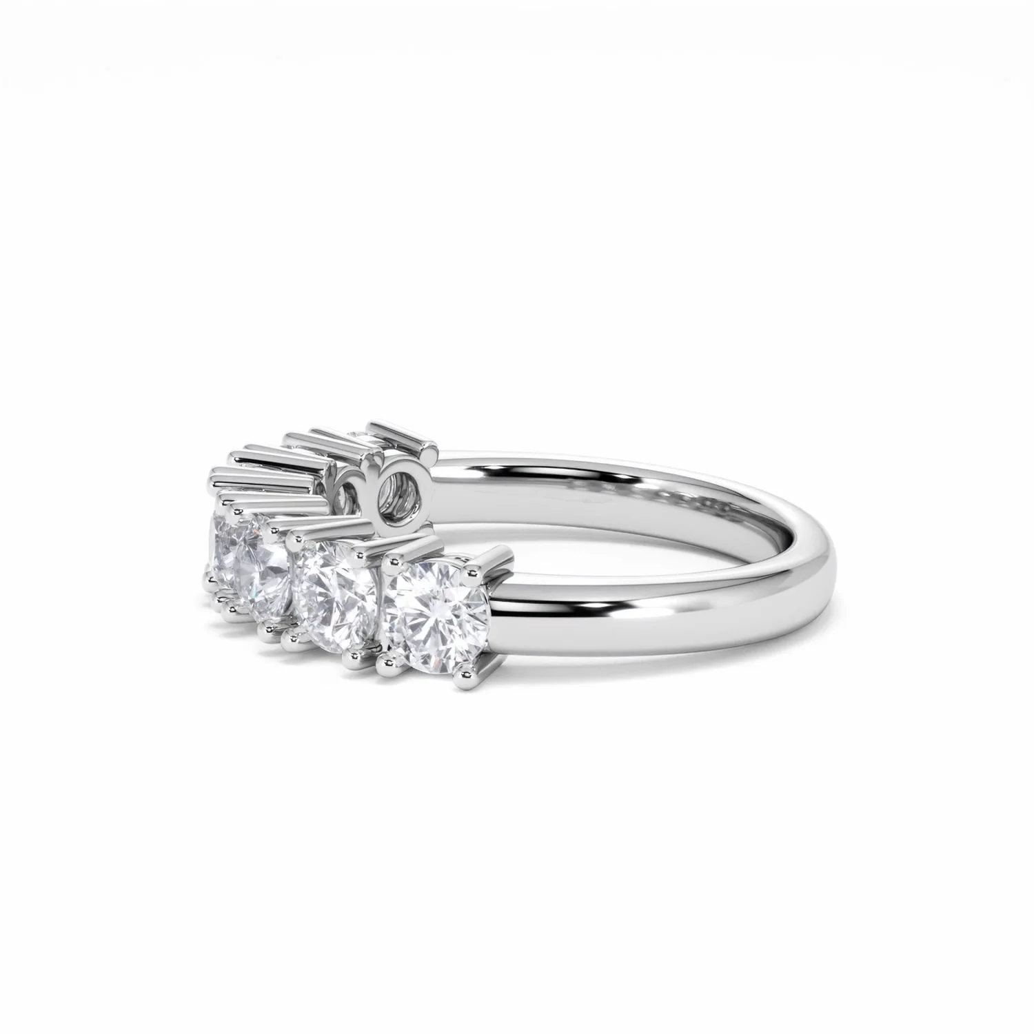 Chloe 7 Stone Lab Diamond Eternity Ring 1.50CT F/VS in 9K White Gold - Image 70