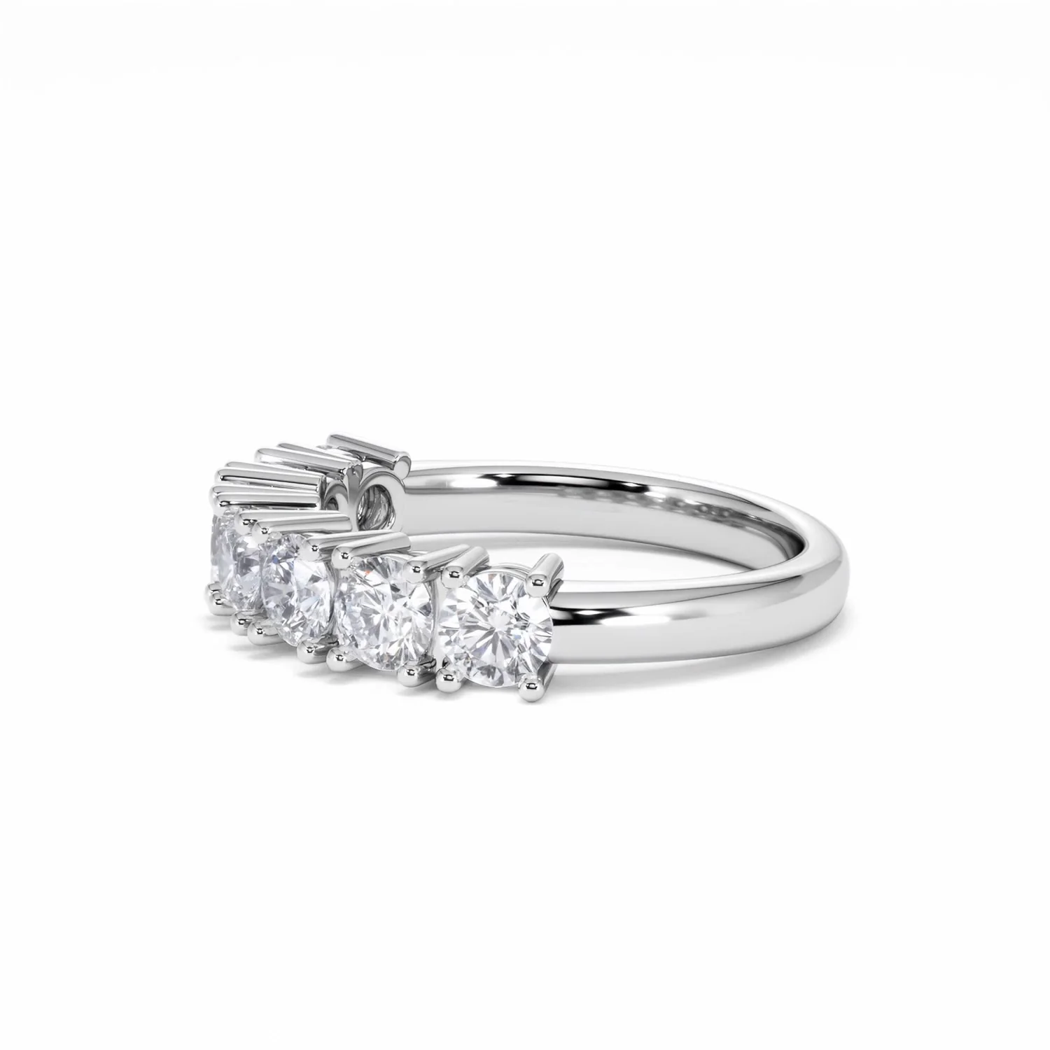 Chloe 7 Stone Lab Diamond Eternity Ring 1.50CT F/VS in 9K White Gold - Image 72
