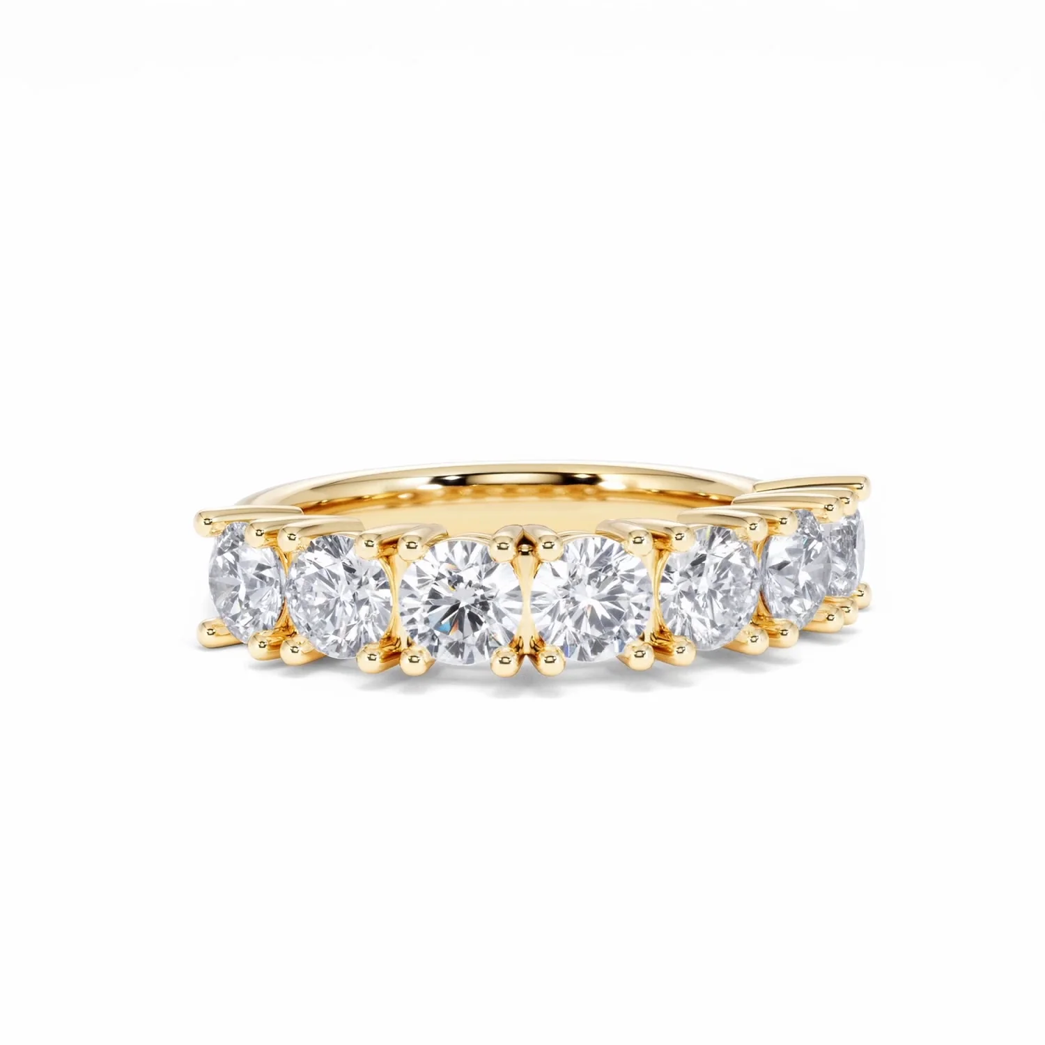 Chloe 7 Stone Lab Diamond Eternity Ring 2.00CT F/VS in 9K Gold - Image 11