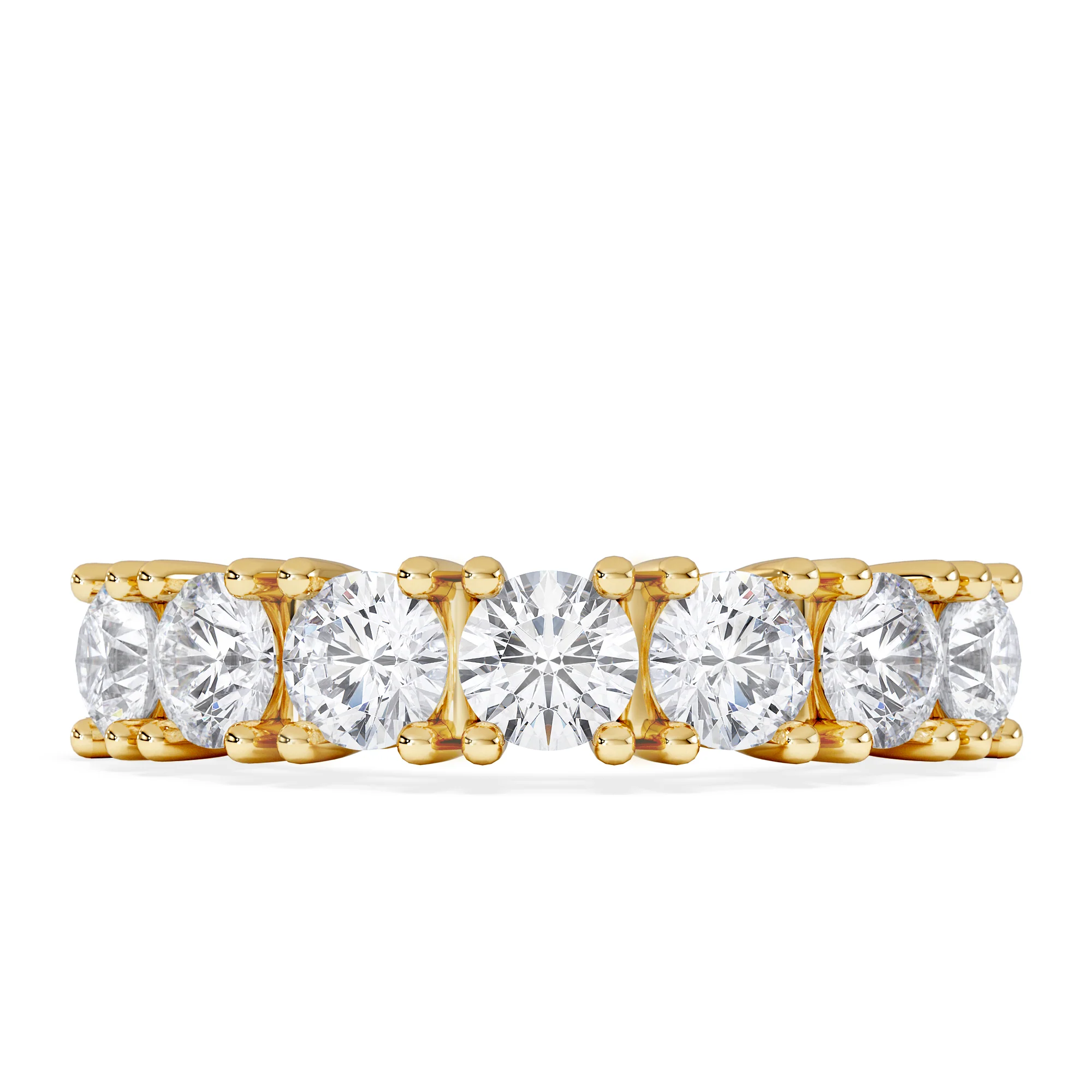 Chloe 7 Stone Lab Diamond Eternity Ring 2.00CT F/VS in 9K Gold - Image 3