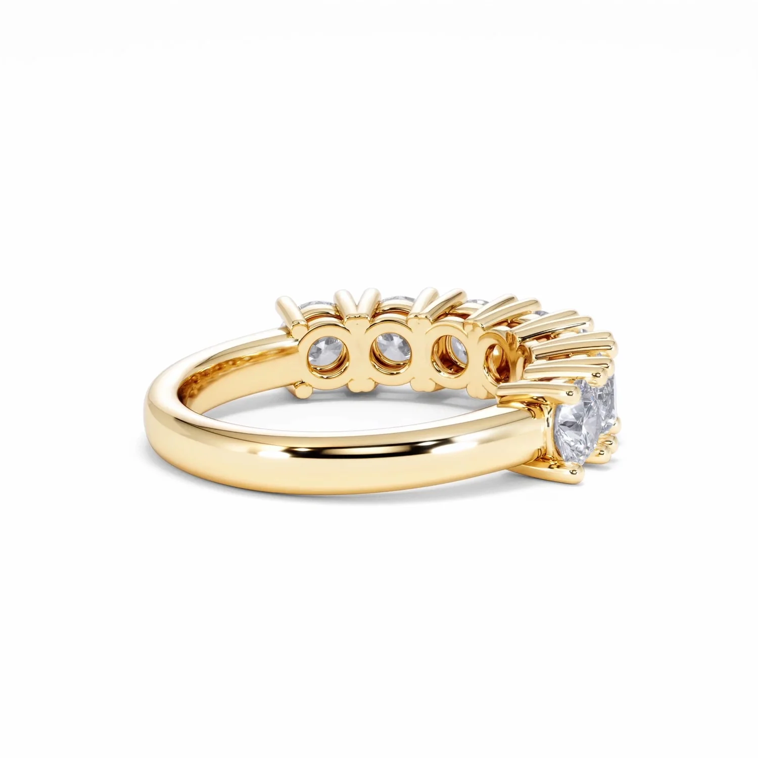 Chloe 7 Stone Lab Diamond Eternity Ring 2.00CT F/VS in 9K Gold - Image 36